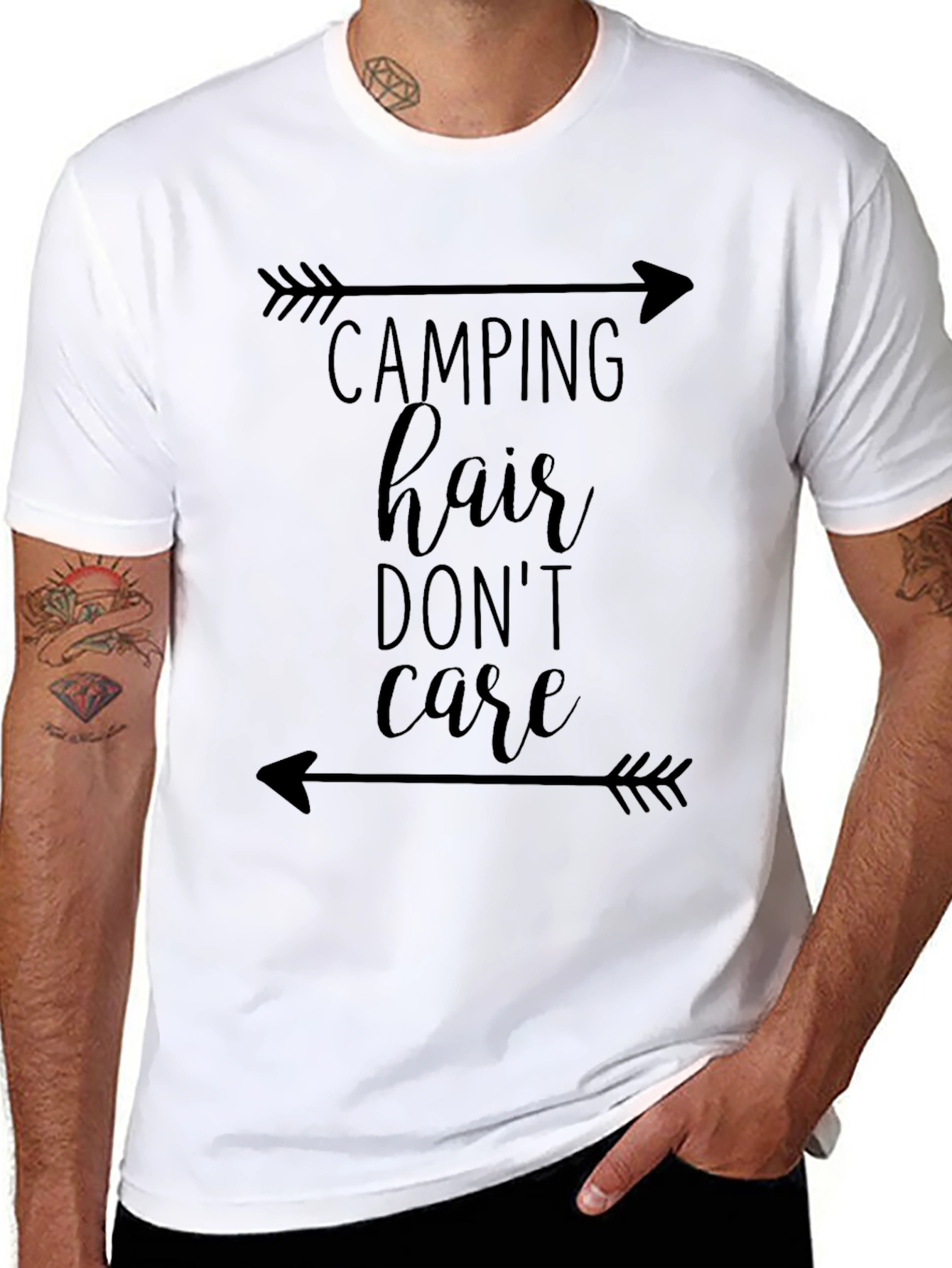 Camping Hair Dont Care T-Shirt