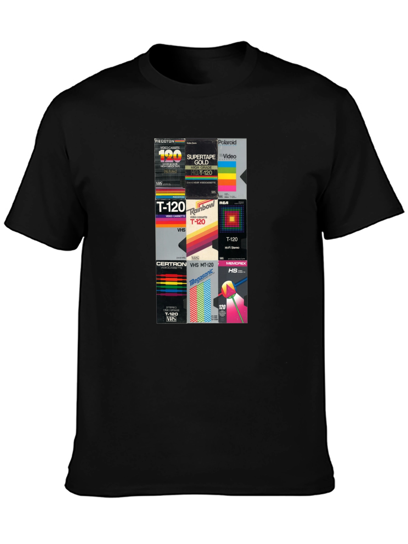 Vintage VHS Tape Graphic Tee - Retro Video Cassette T-Shirt