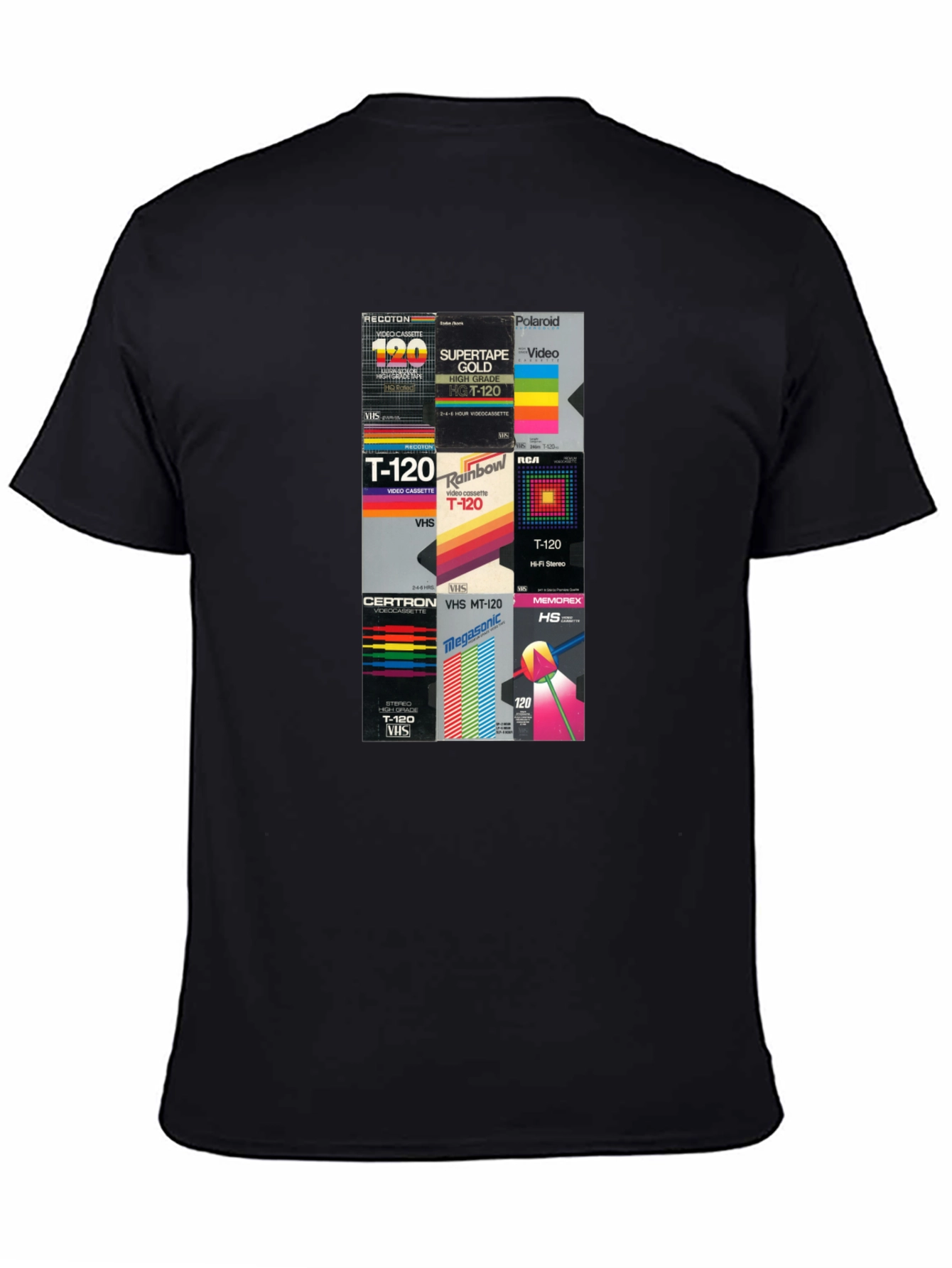 Vintage VHS Tape Graphic Tee - Retro Video Cassette T-Shirt
