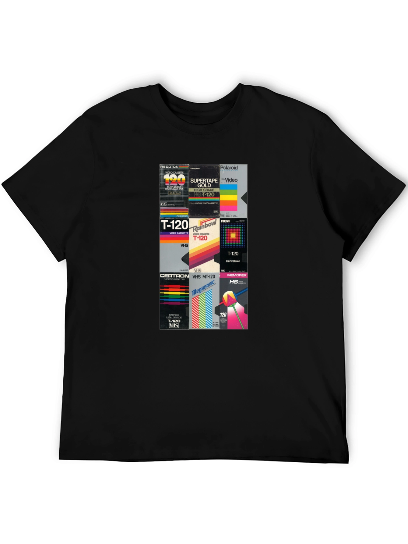 Vintage VHS Tape Graphic Tee - Retro Video Cassette T-Shirt