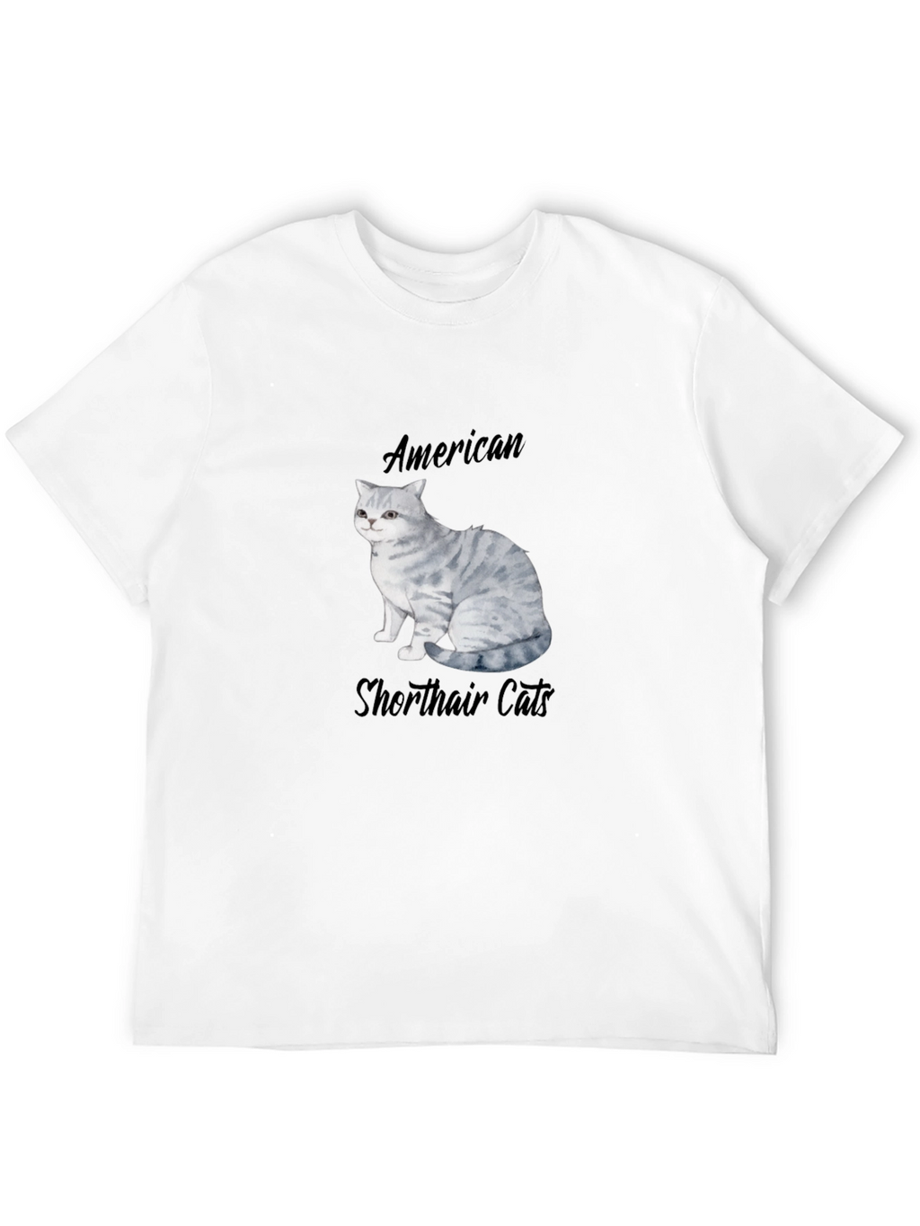 American Shorthair Cat Graphic T-Shirt
