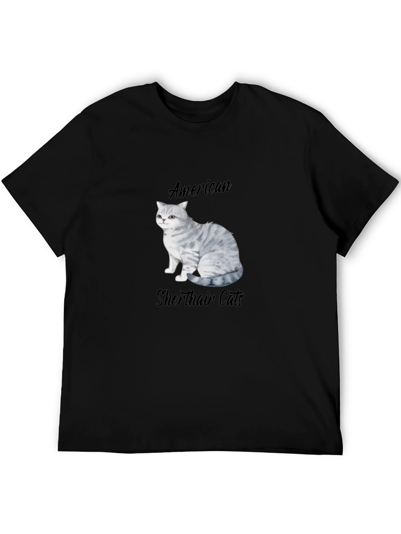 American Shorthair Cat Graphic T-Shirt