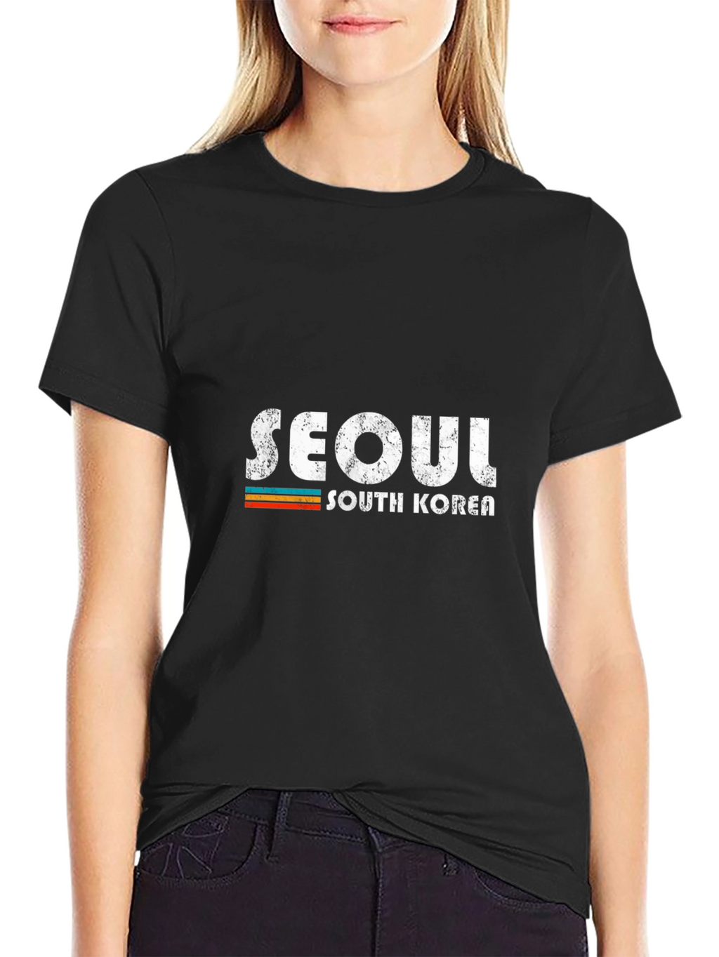 Seoul South Korea Retro Graphic T-Shirt
