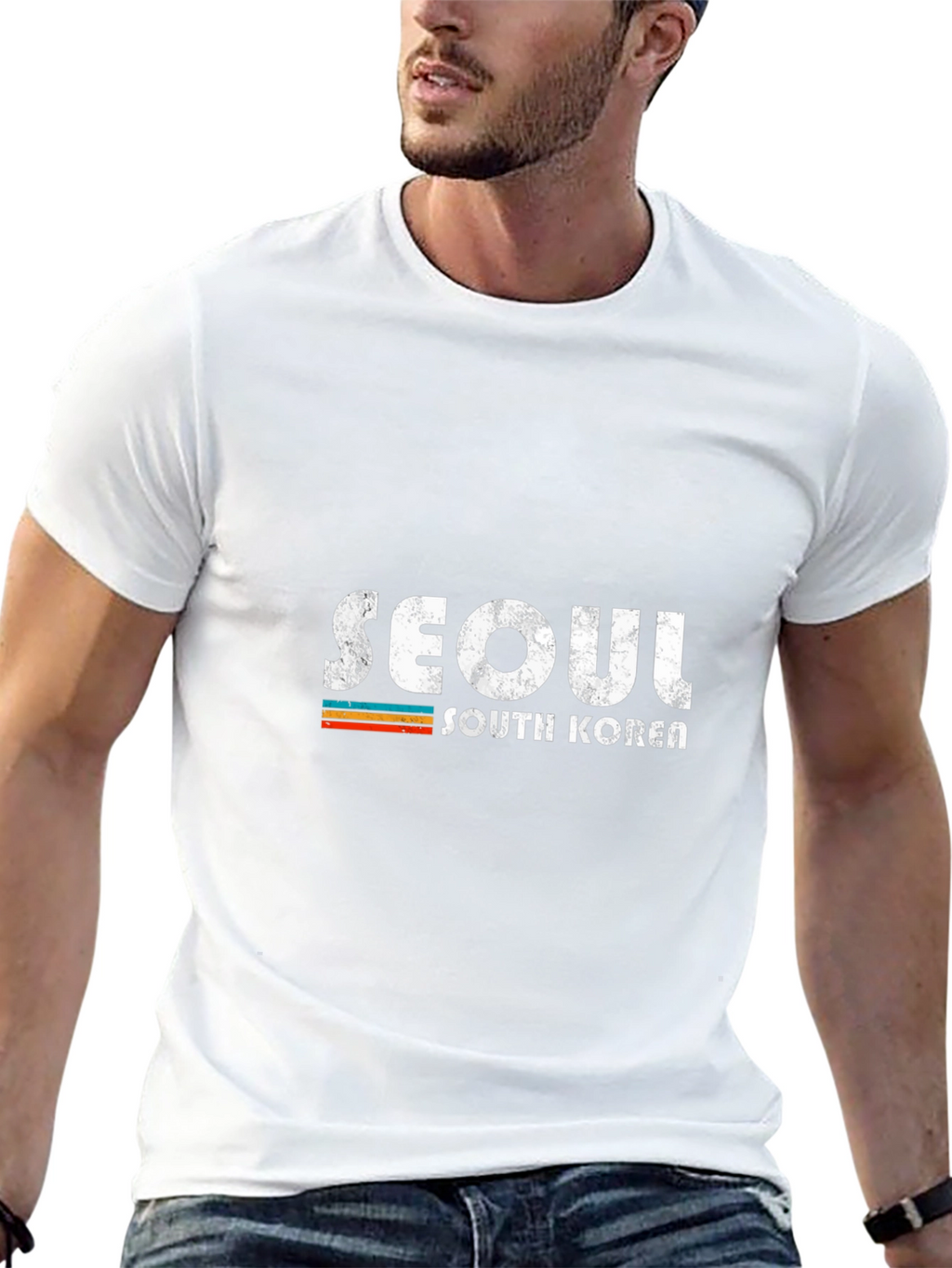 Seoul South Korea Retro Graphic T-Shirt