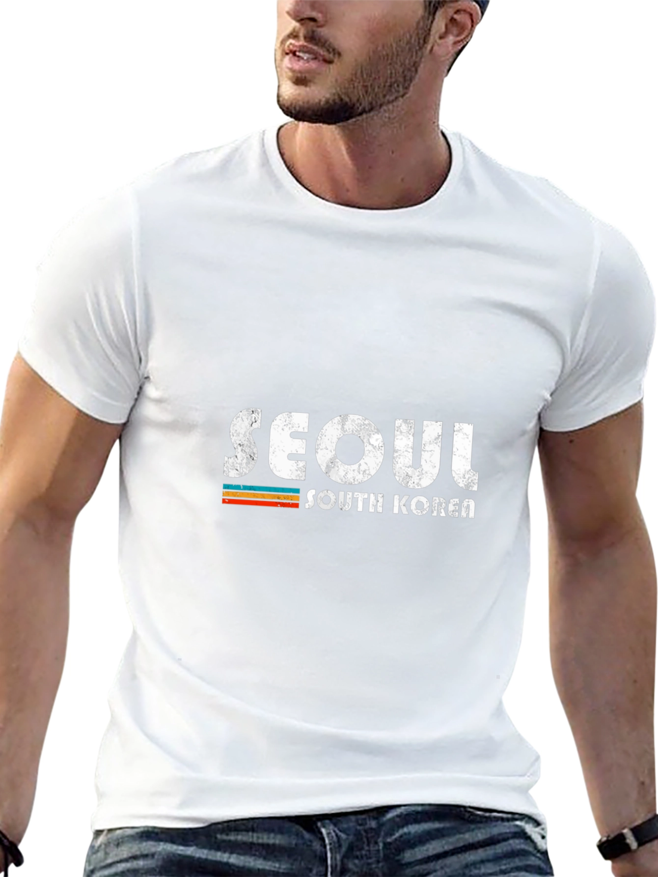 Seoul South Korea Retro Graphic T-Shirt