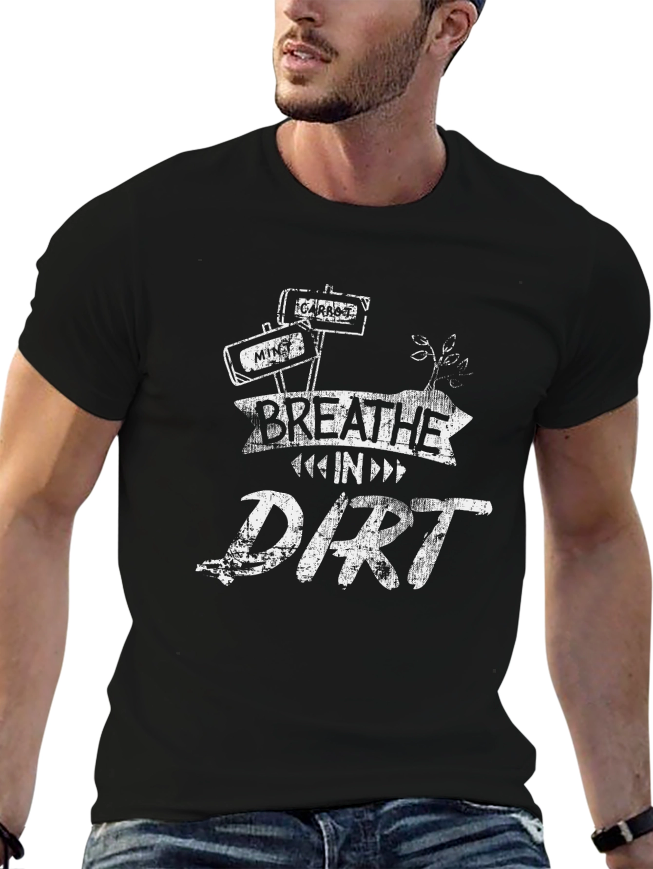 Breathe In Dirt T-Shirt - Funny Motocross Tee