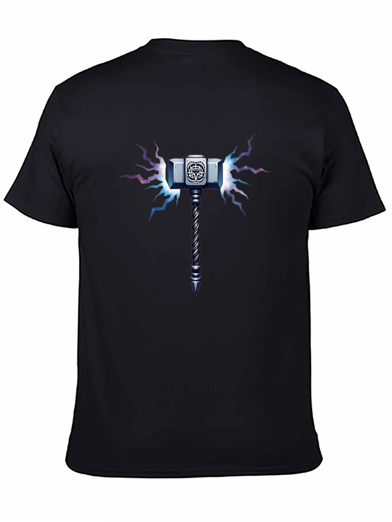 Thor Hammer Graphic T-Shirt - Mythical Power Tee