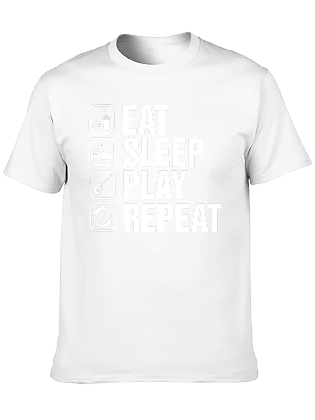 Eat Sleep Play Repeat Graphic Tee