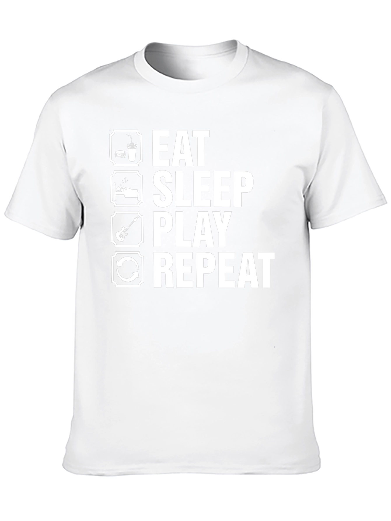 Eat Sleep Play Repeat Graphic Tee