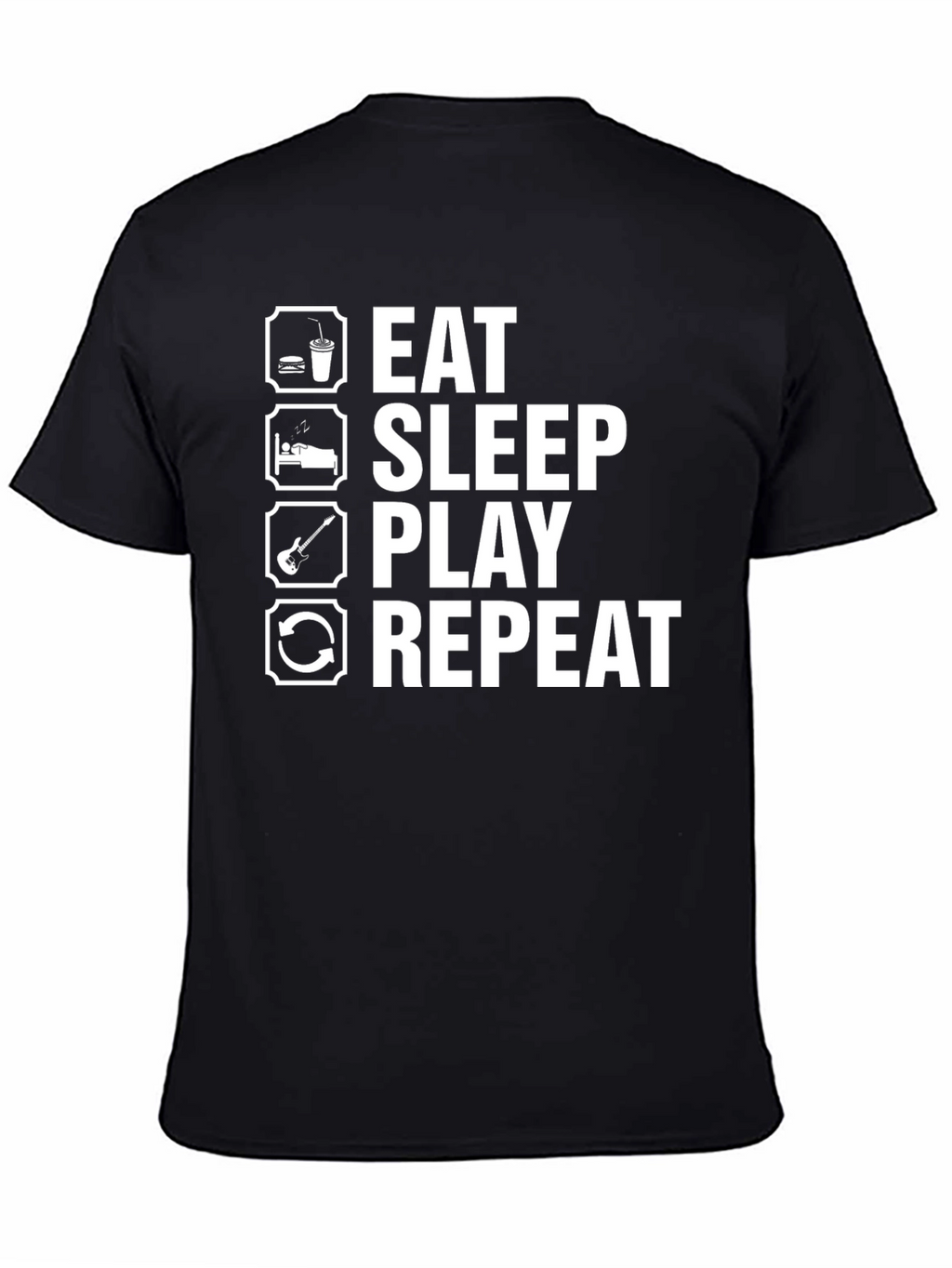 Eat Sleep Play Repeat Graphic Tee