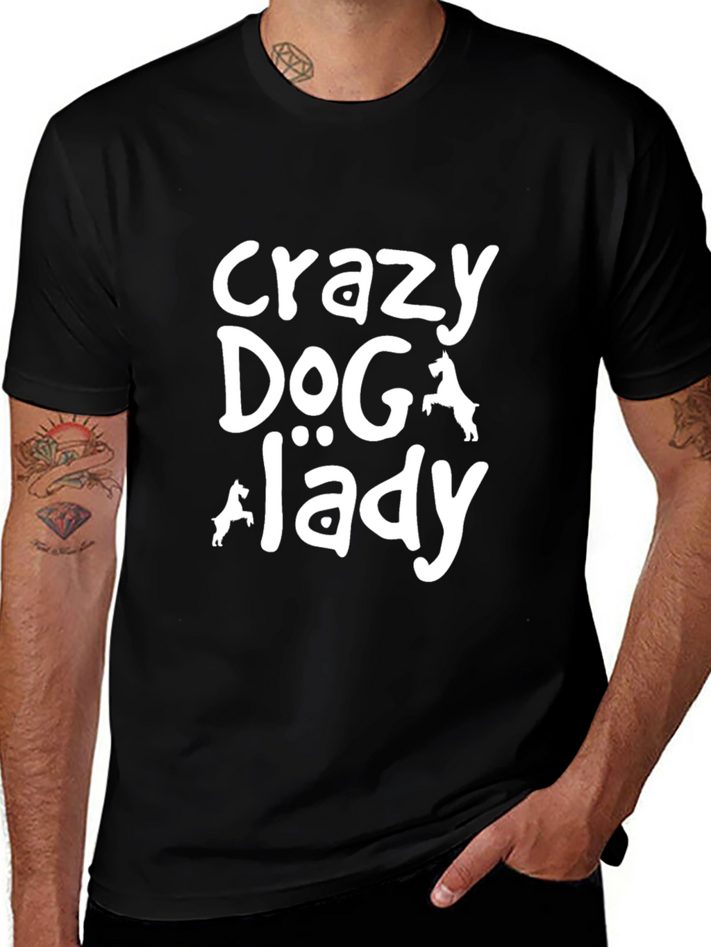 Crazy Dog Lady T-Shirt Cute Dog Lover Tee