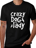 Crazy Dog Lady T-Shirt Cute Dog Lover Tee