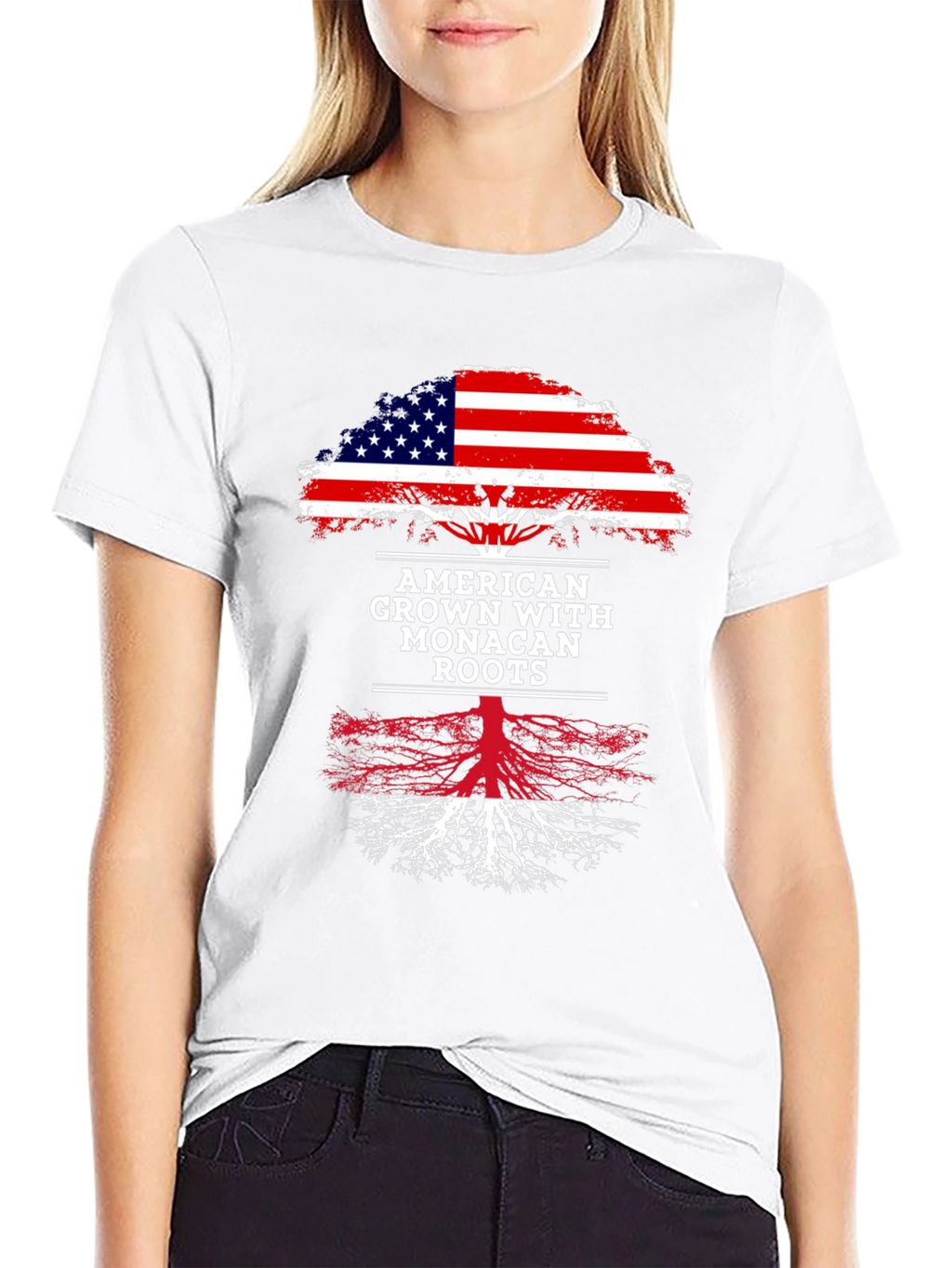 American Grown with Monacan Roots T-Shirt