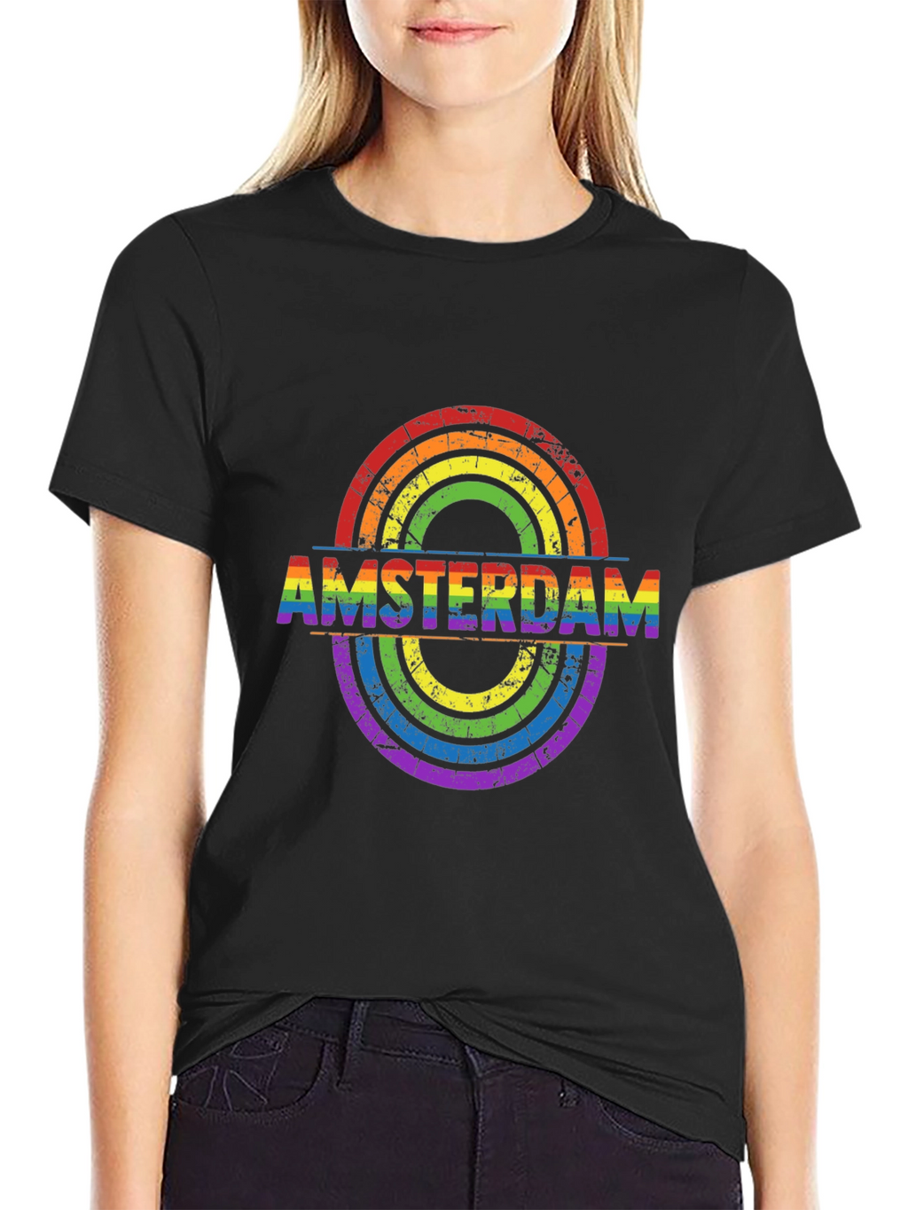 Amsterdam LGBT Pride Rainbow T-Shirt