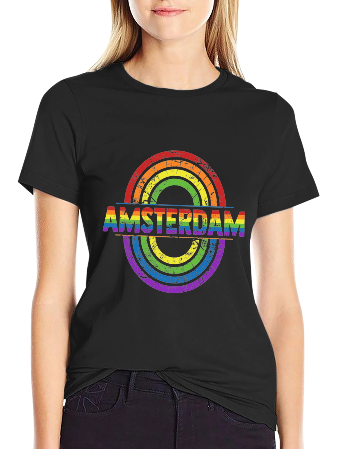 Amsterdam LGBT Pride Rainbow T-Shirt
