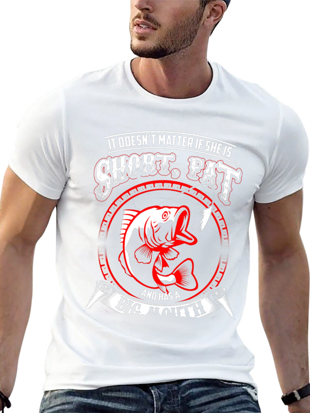 Humorous Fishing T-Shirt for Men