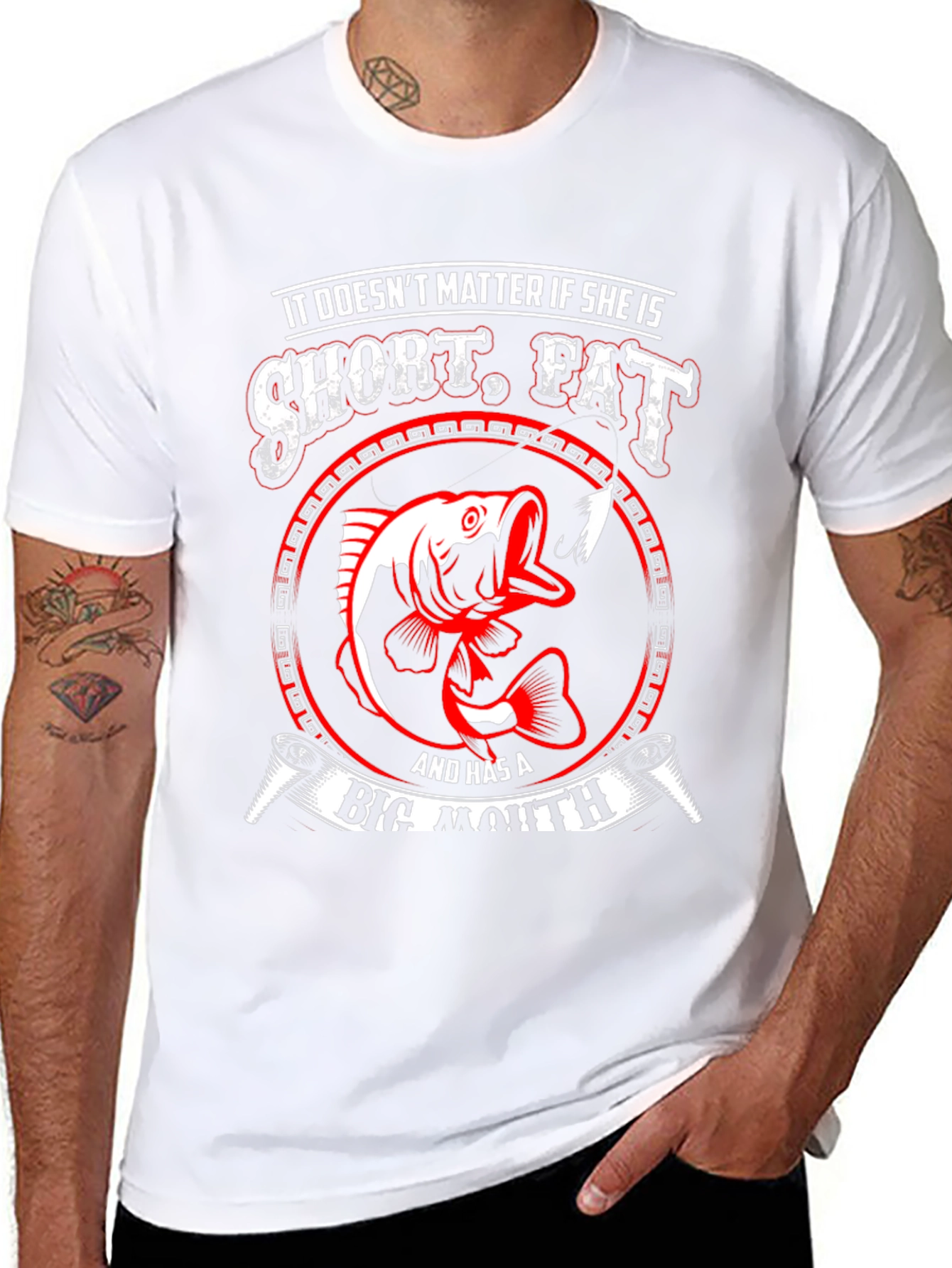 Humorous Fishing T-Shirt for Men