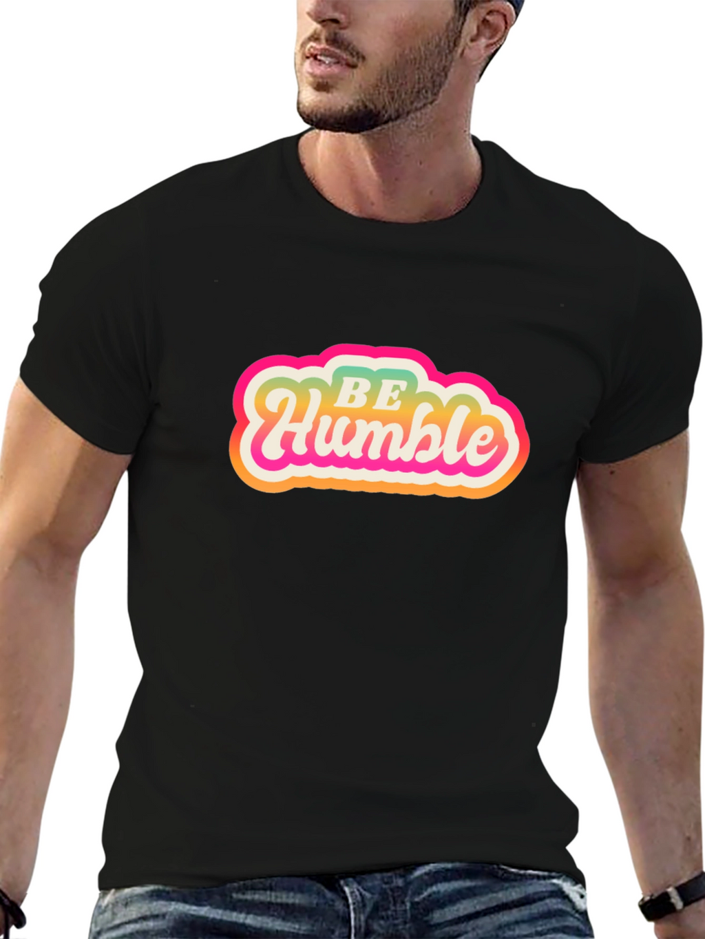 Be Humble Graphic Tee - Retro Style