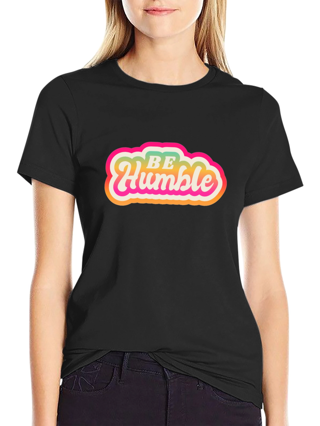 Be Humble Graphic Tee - Retro Style