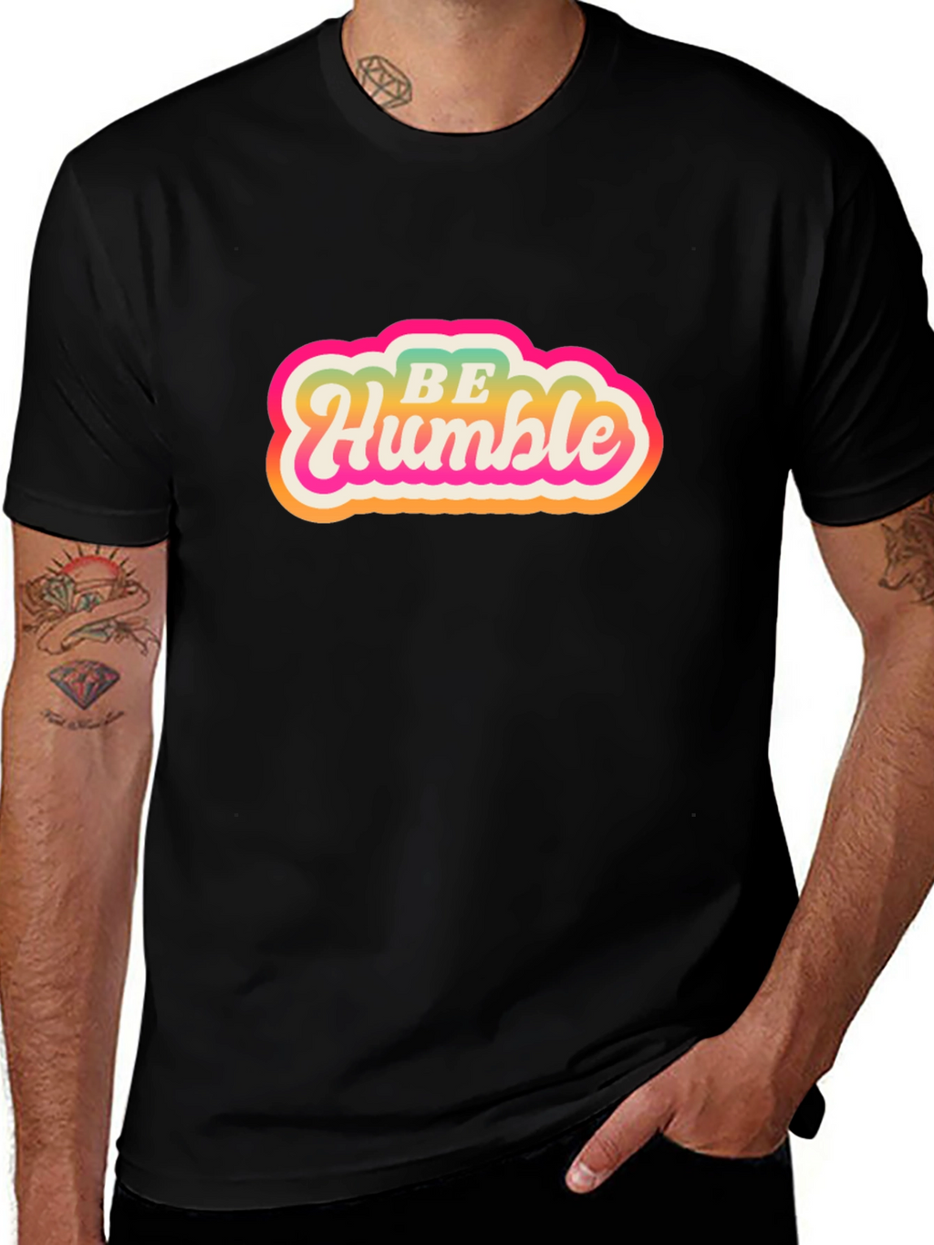 Be Humble Graphic Tee - Retro Style