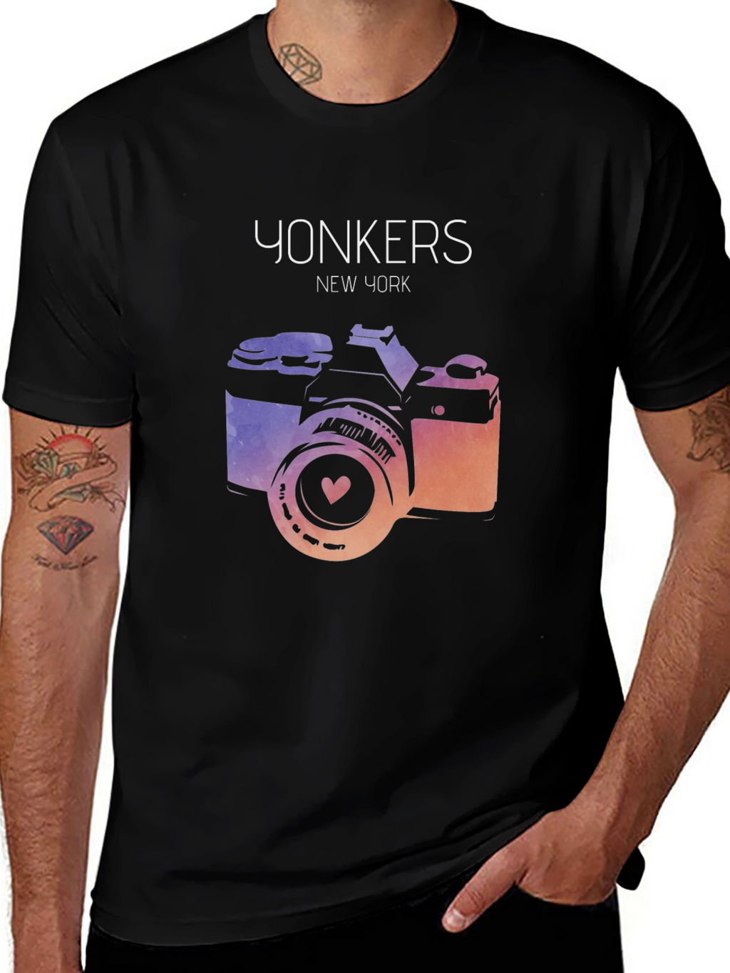 Yonkers New York Camera T-Shirt
