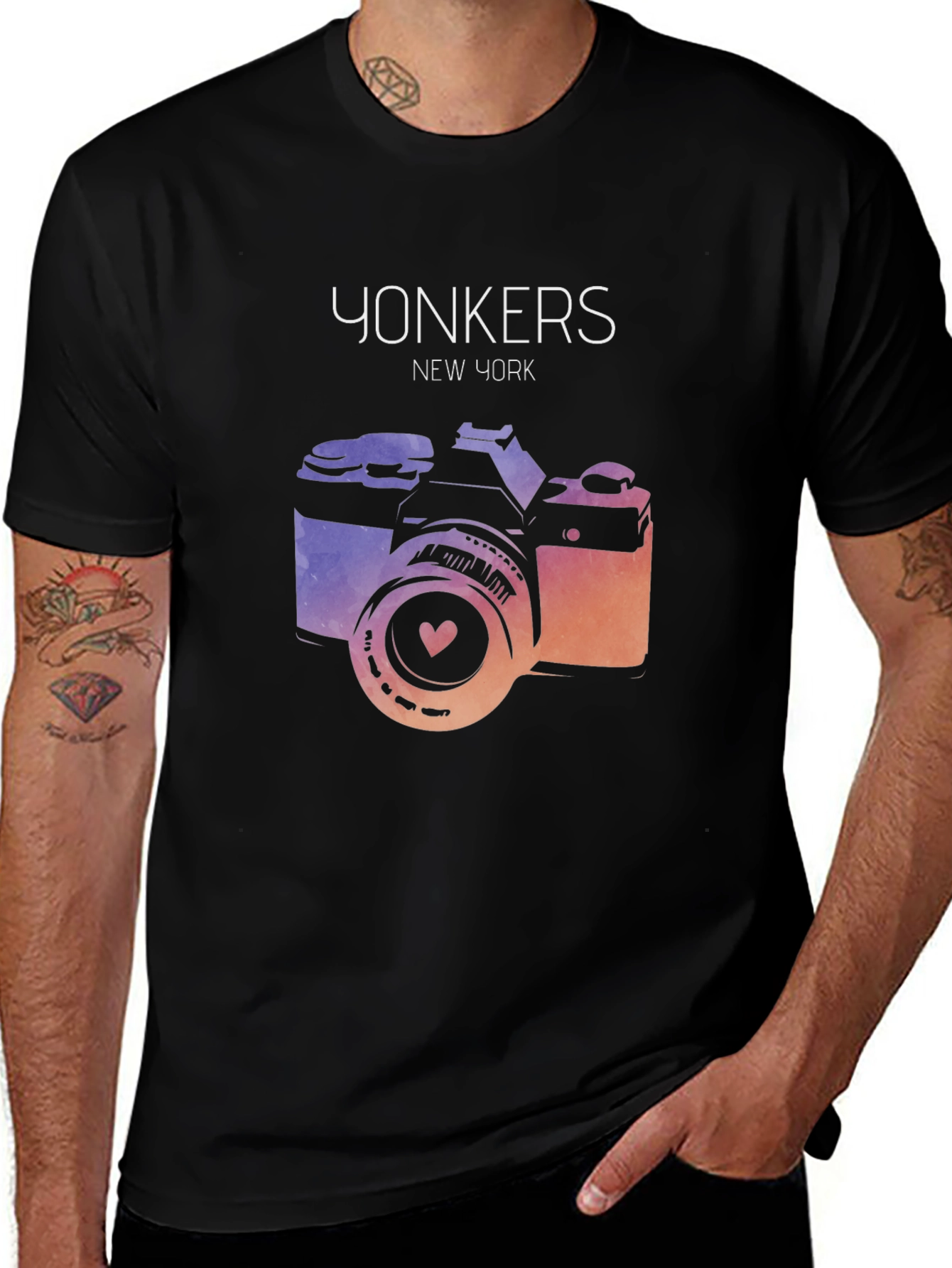 Yonkers New York Camera T-Shirt