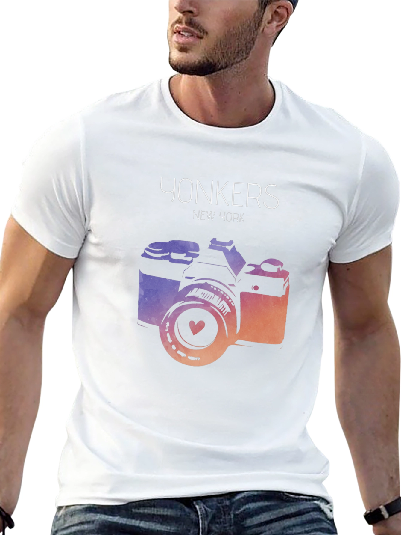 Yonkers New York Camera T-Shirt