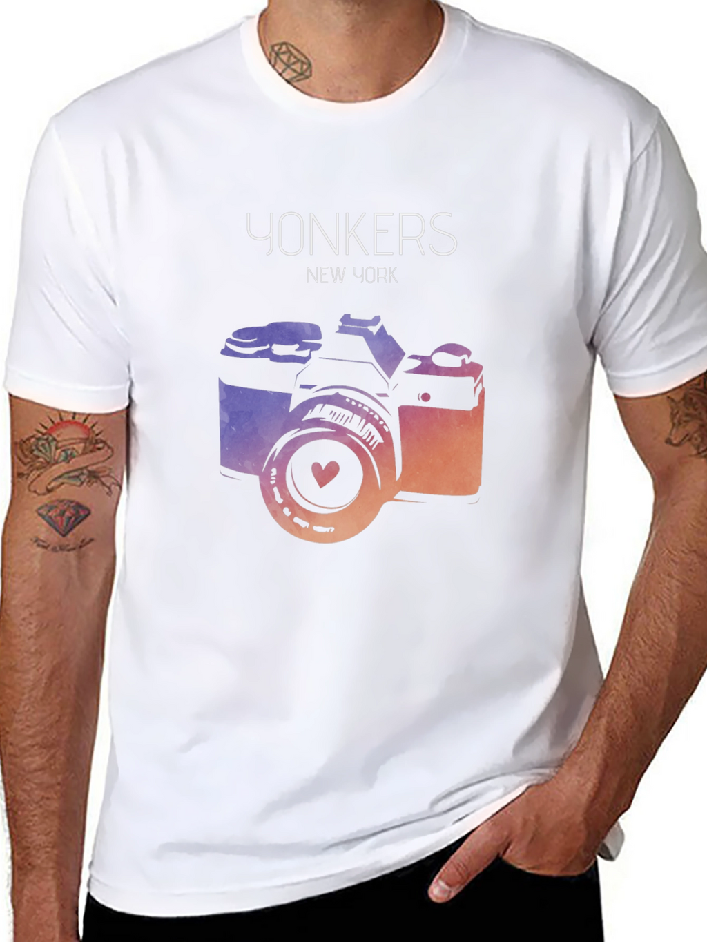 Yonkers New York Camera T-Shirt