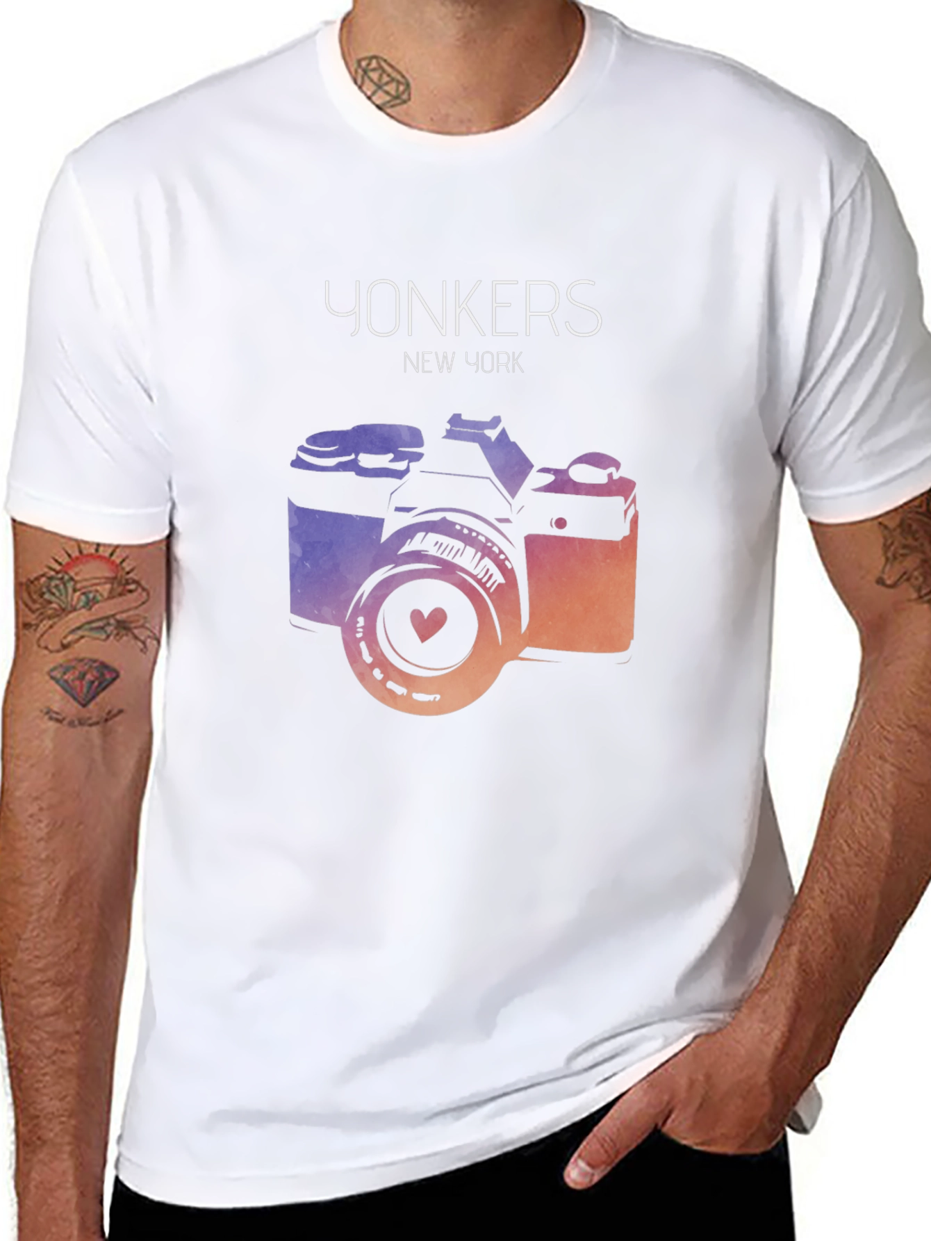 Yonkers New York Camera T-Shirt