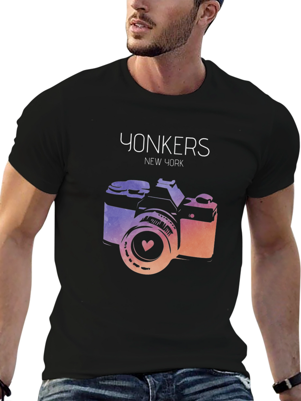 Yonkers New York Camera T-Shirt