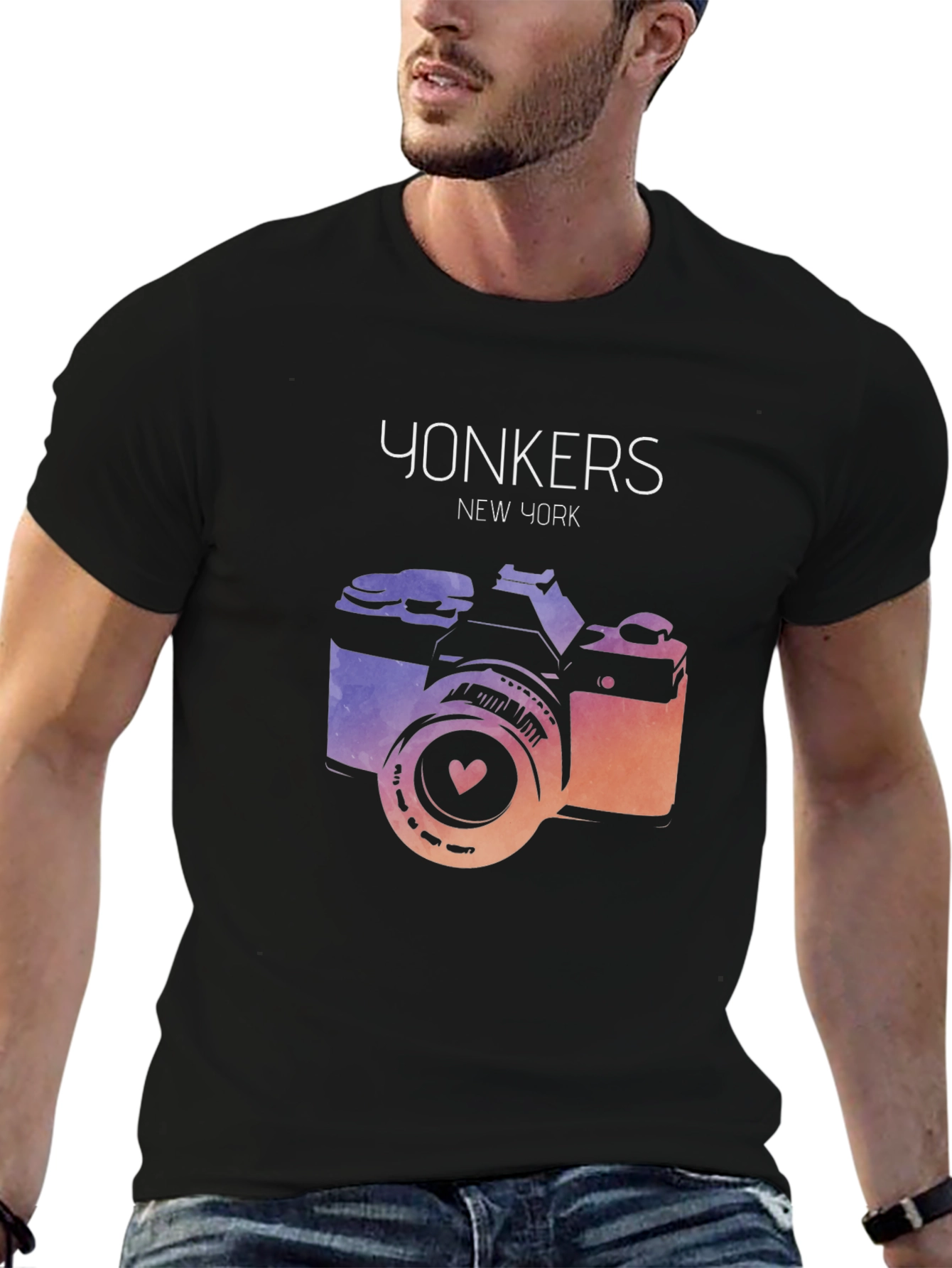 Yonkers New York Camera T-Shirt