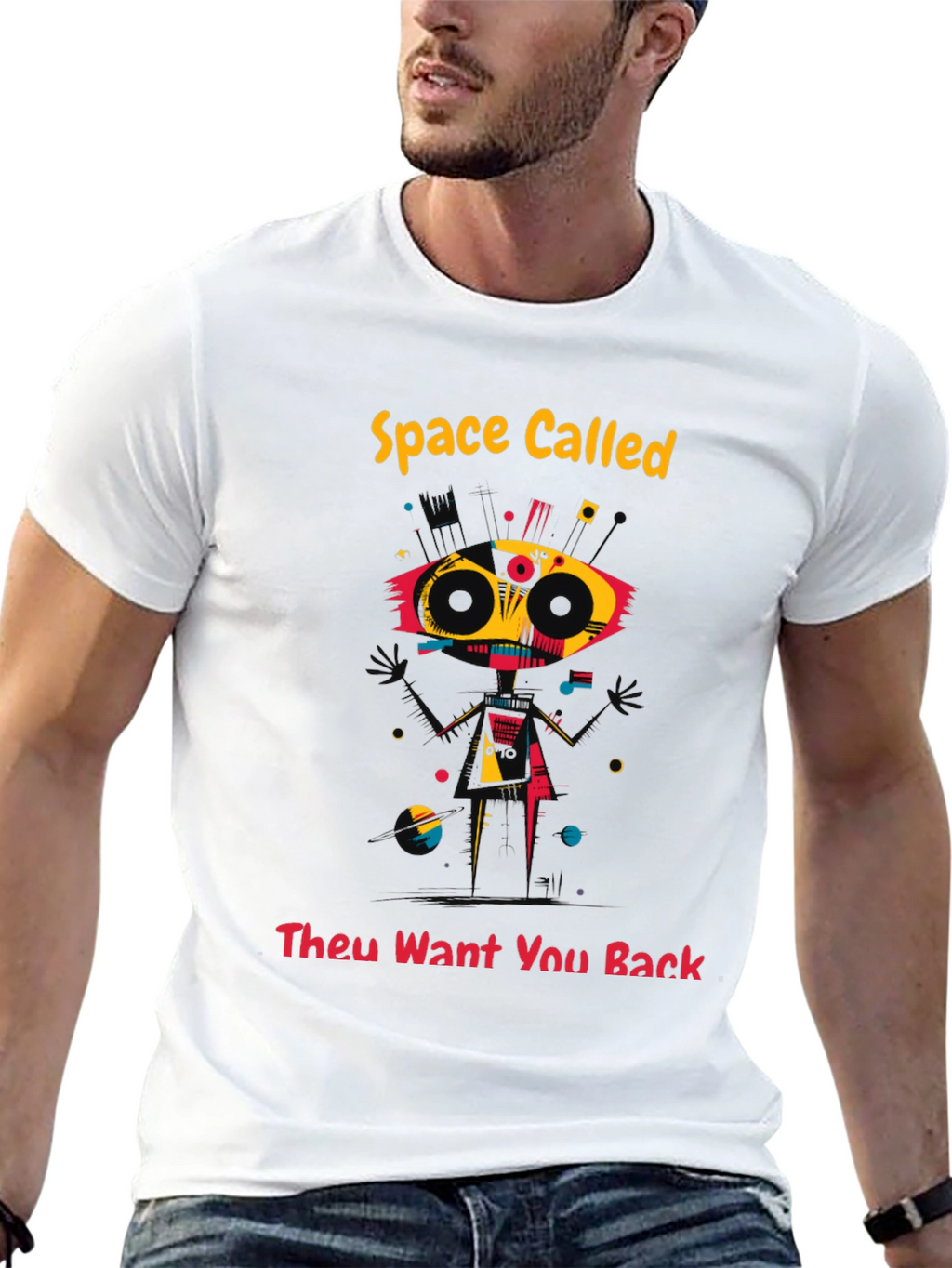 Space Called: They Want You Back Graphic Tee