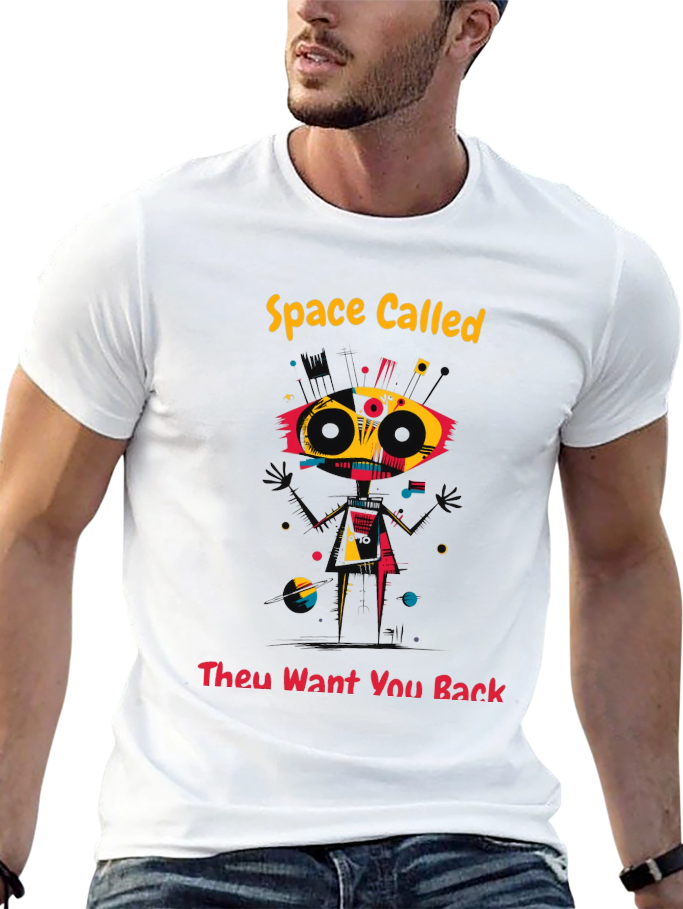 Space Called: They Want You Back Graphic Tee