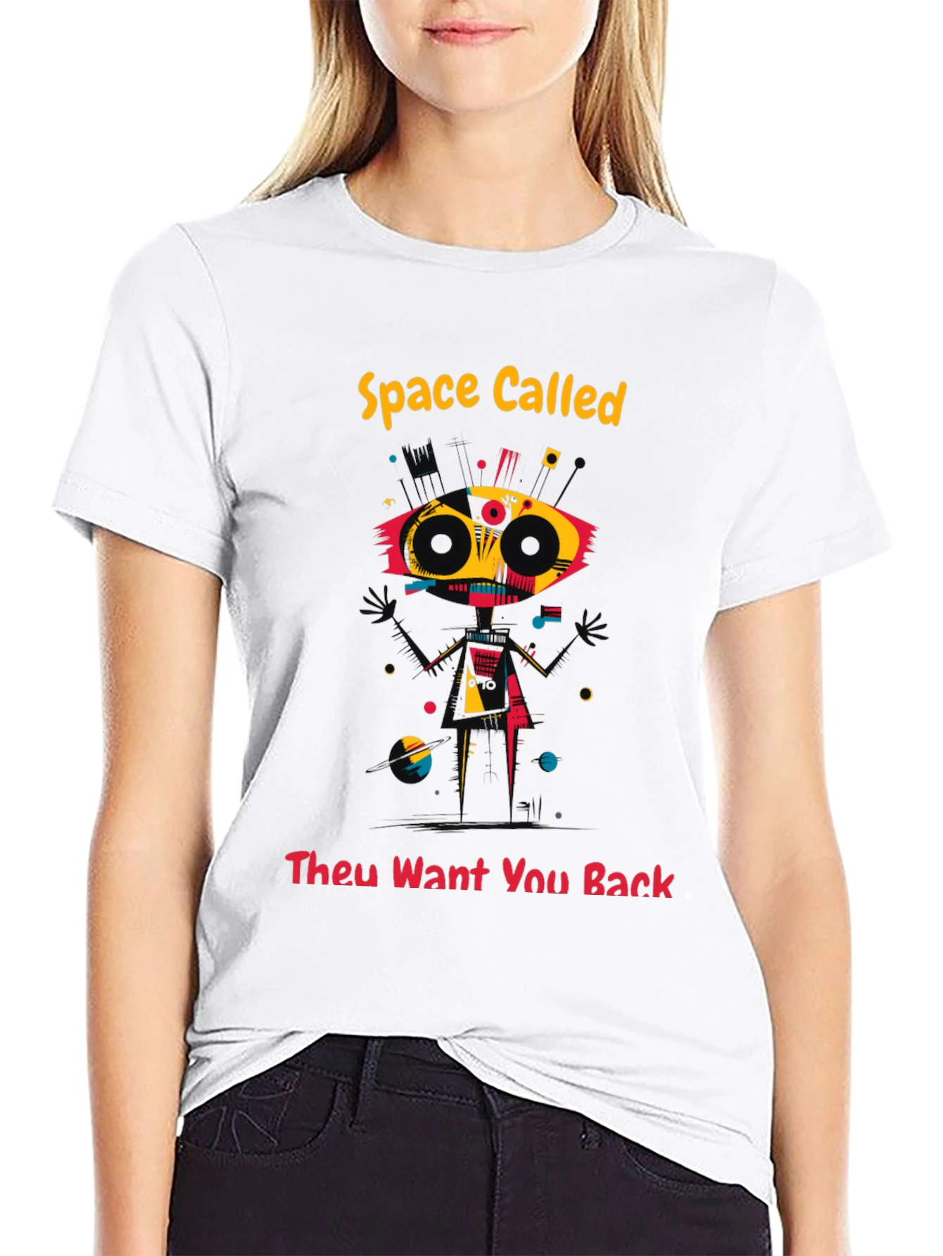 Space Called: They Want You Back Graphic Tee