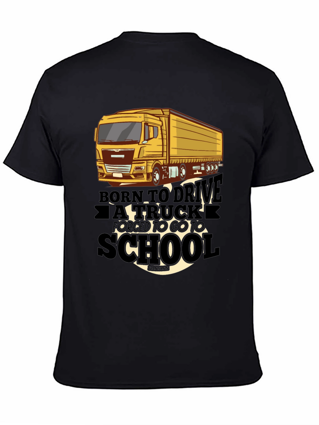 Born to Drive Truck T-Shirt - Black