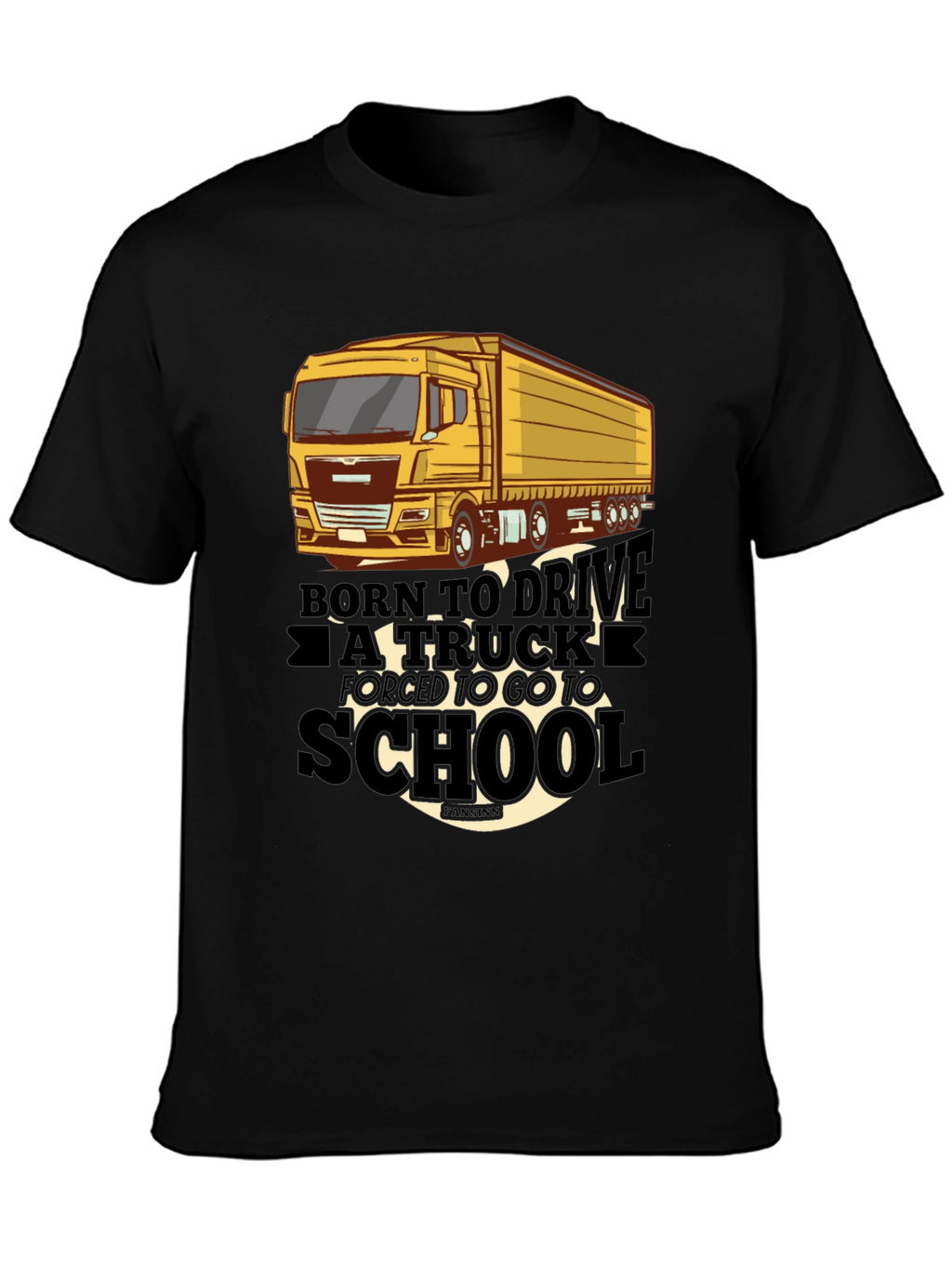 Born to Drive Truck T-Shirt - Black