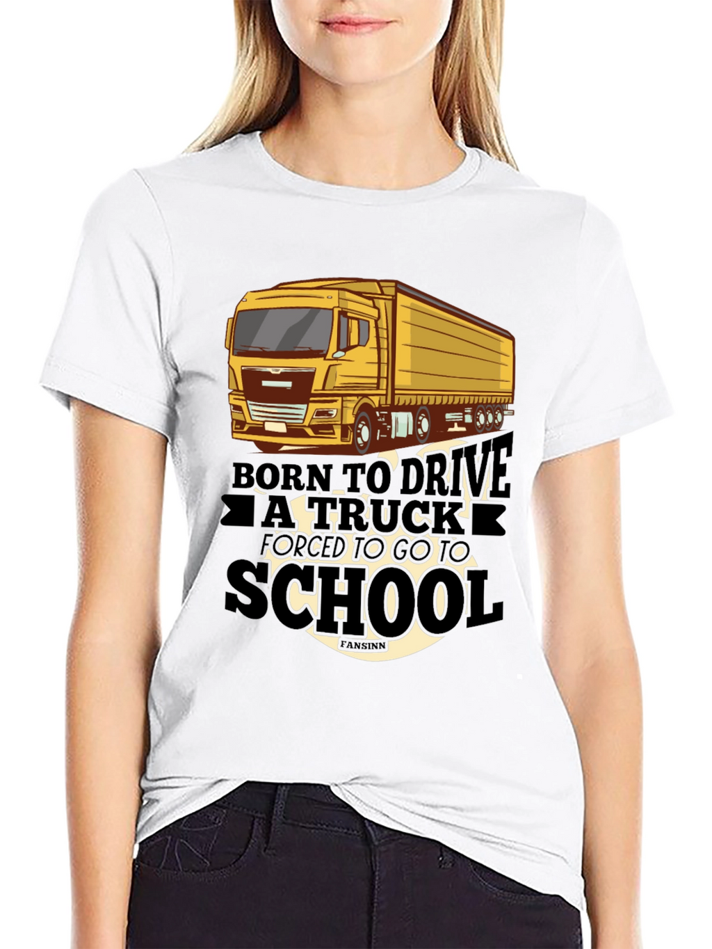 Born to Drive Truck T-Shirt - Black