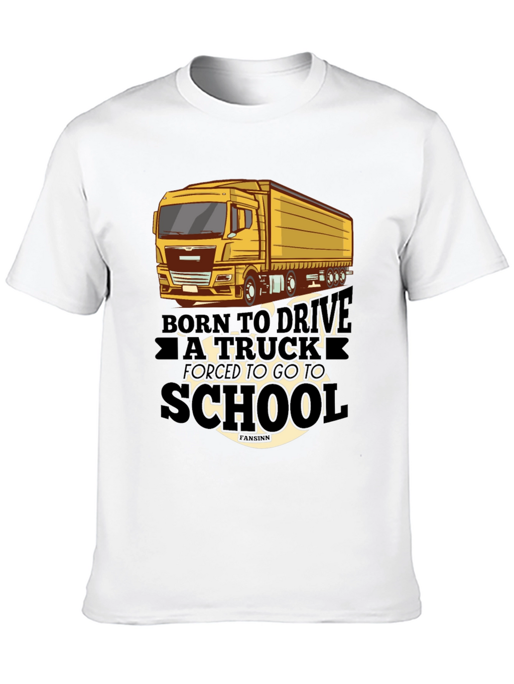 Born to Drive Truck T-Shirt - Black
