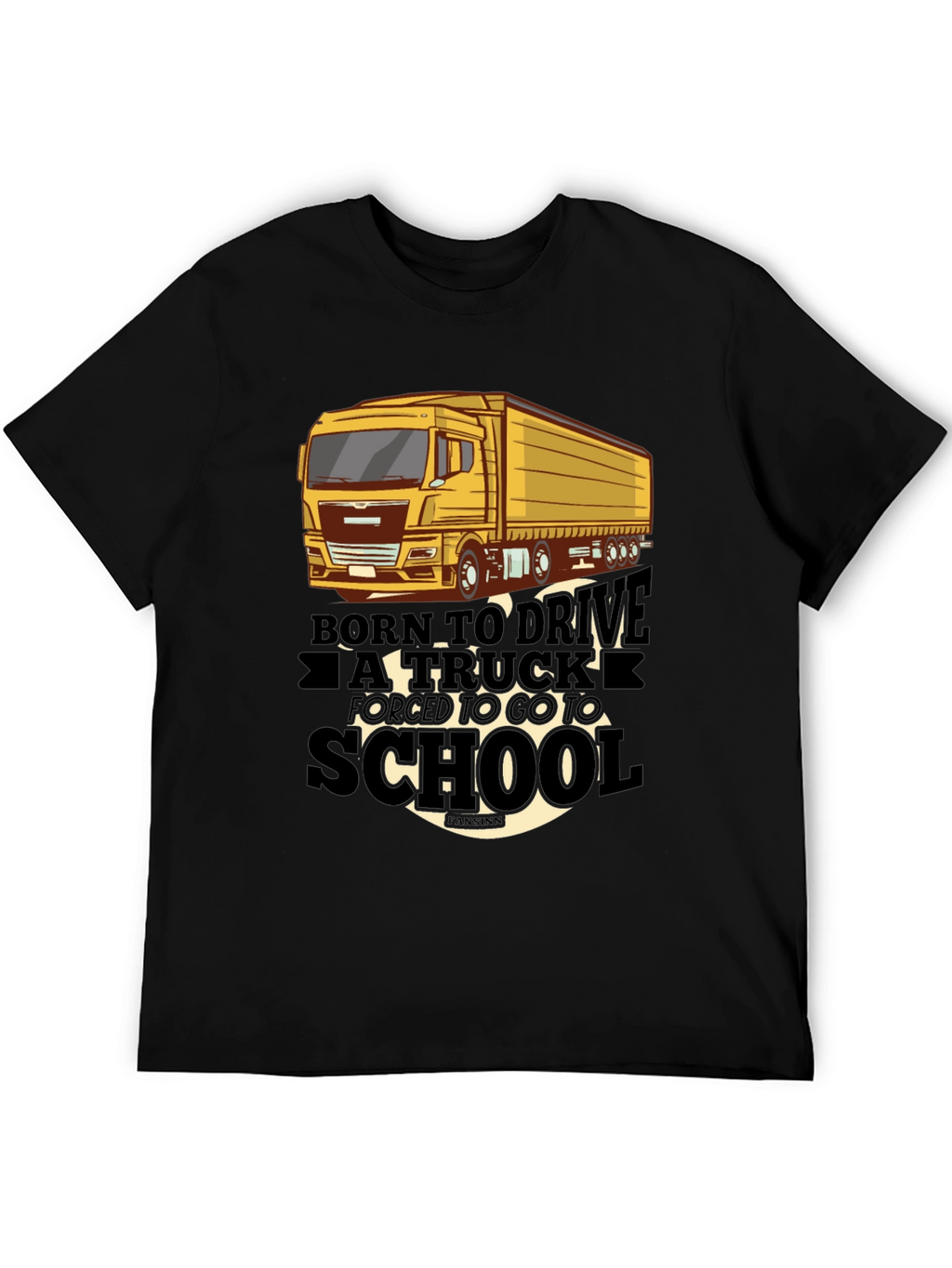 Born to Drive Truck T-Shirt - Black