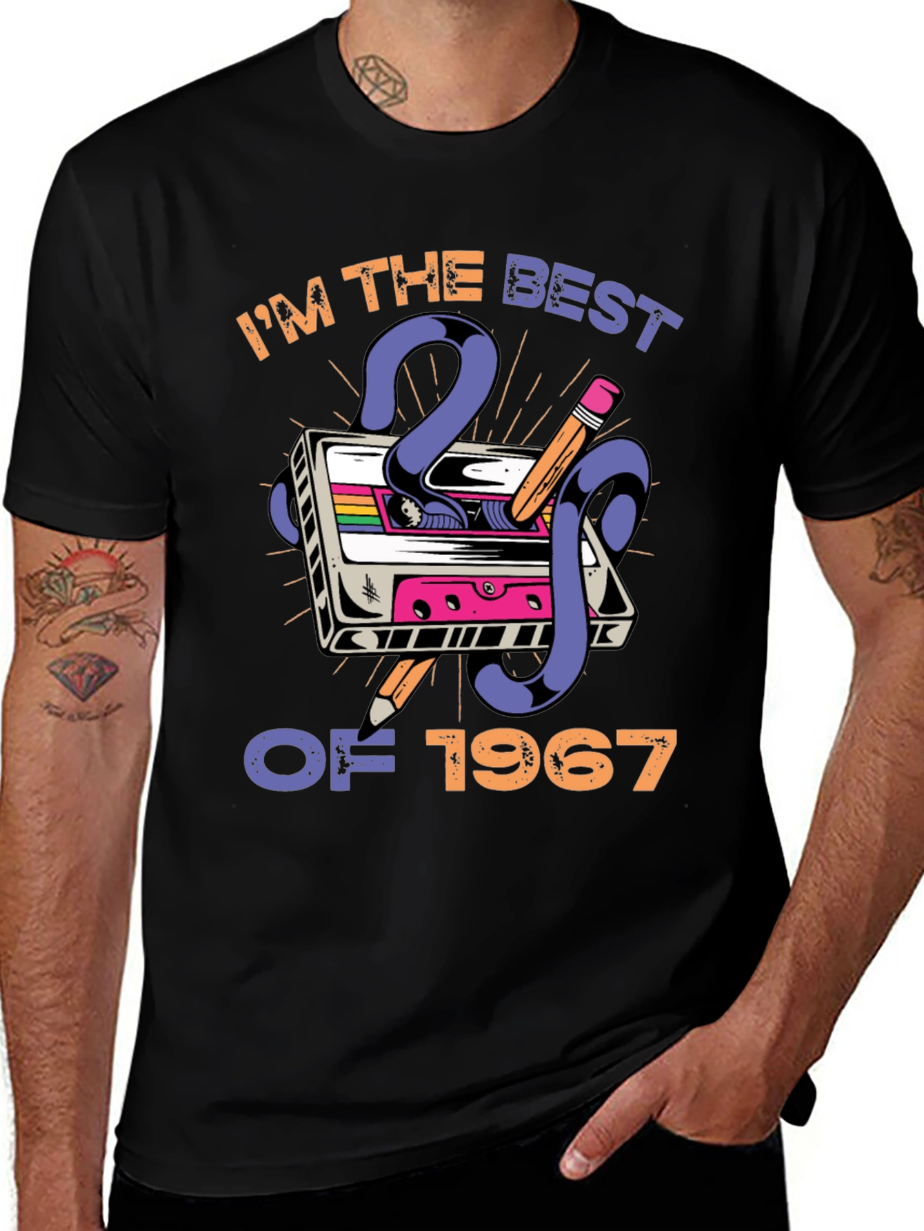 Best of 1967 Cassette Tape Graphic T-Shirt
