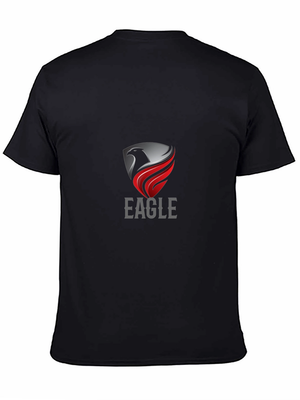 Eagle Crest Graphic Tee - Stylish Mens Black T-Shirt