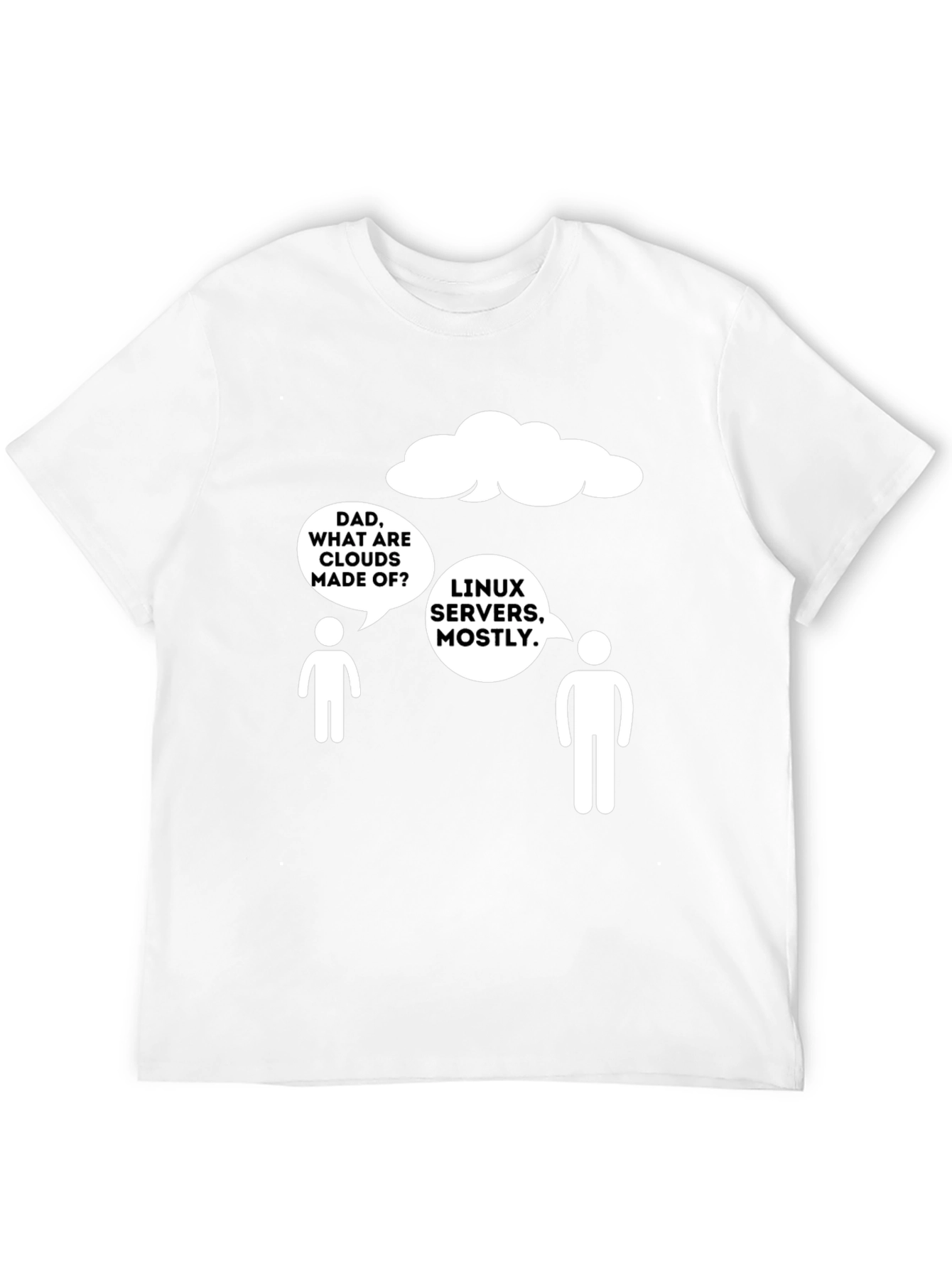 Linux Servers Cloud Humor T-Shirt