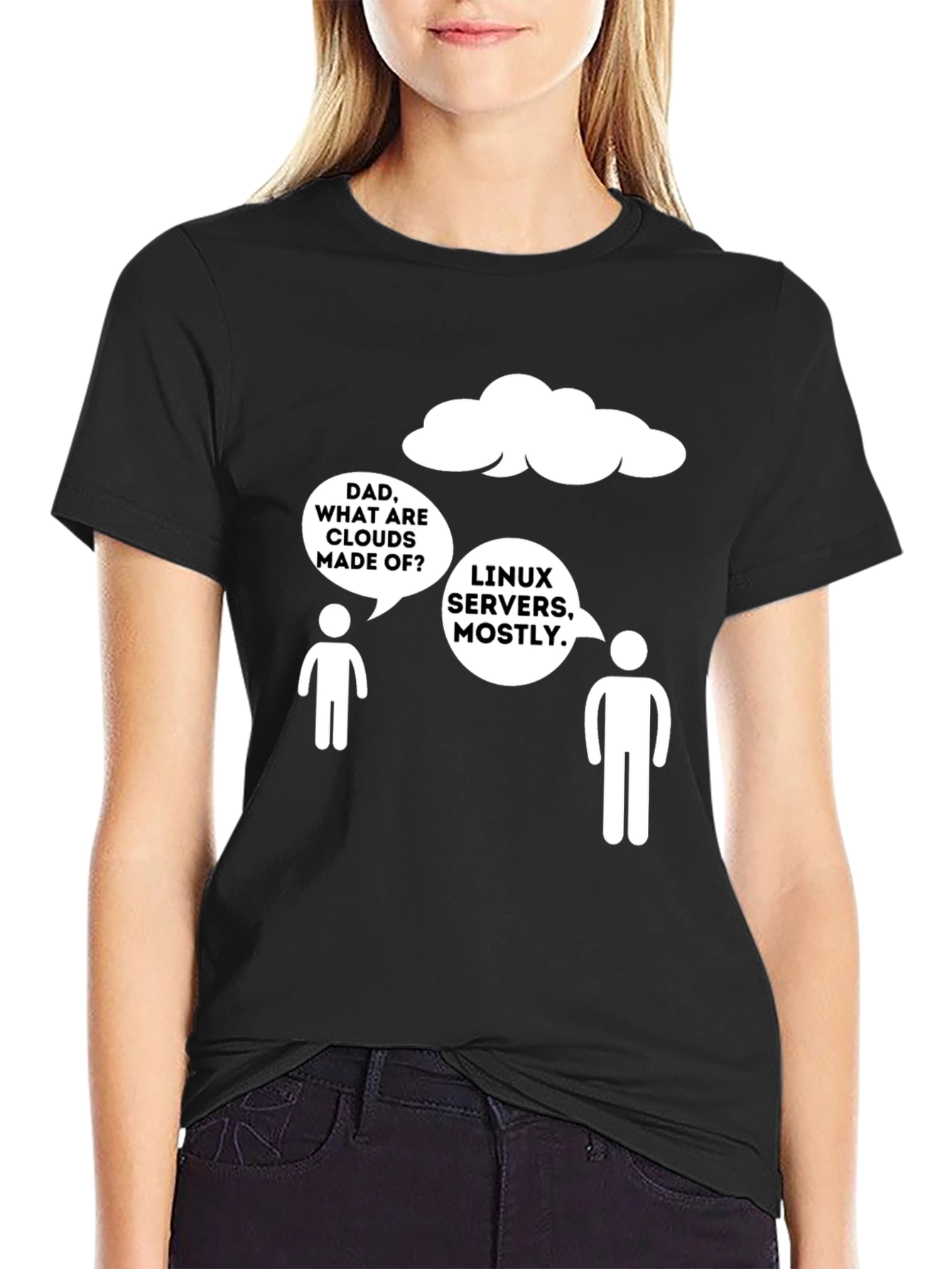 Linux Servers Cloud Humor T-Shirt