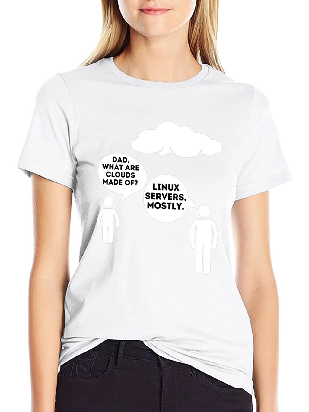Linux Servers Cloud Humor T-Shirt