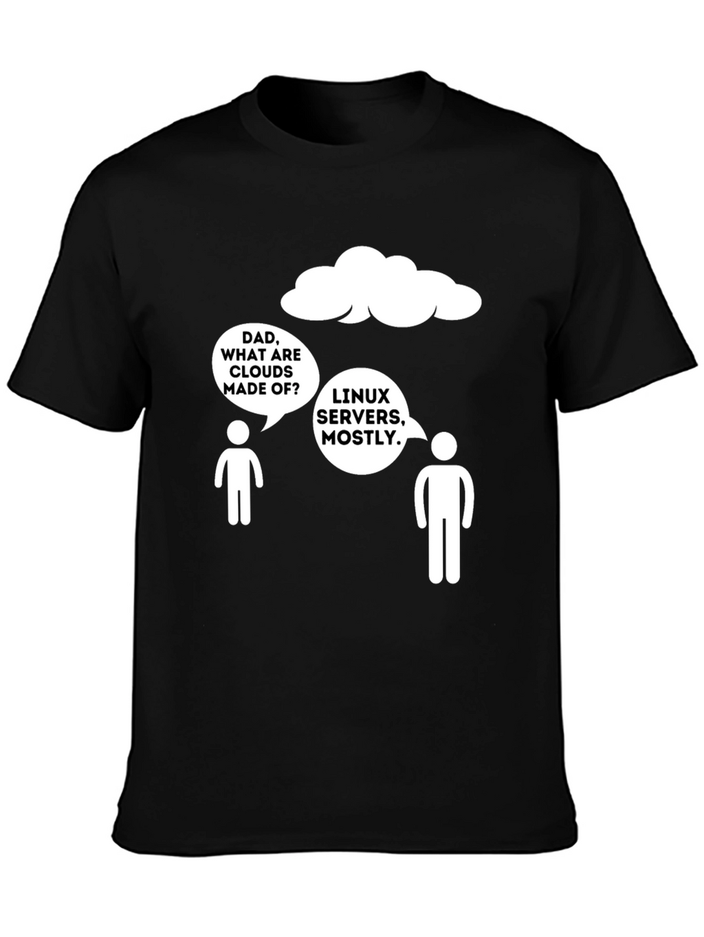 Linux Servers Cloud Humor T-Shirt