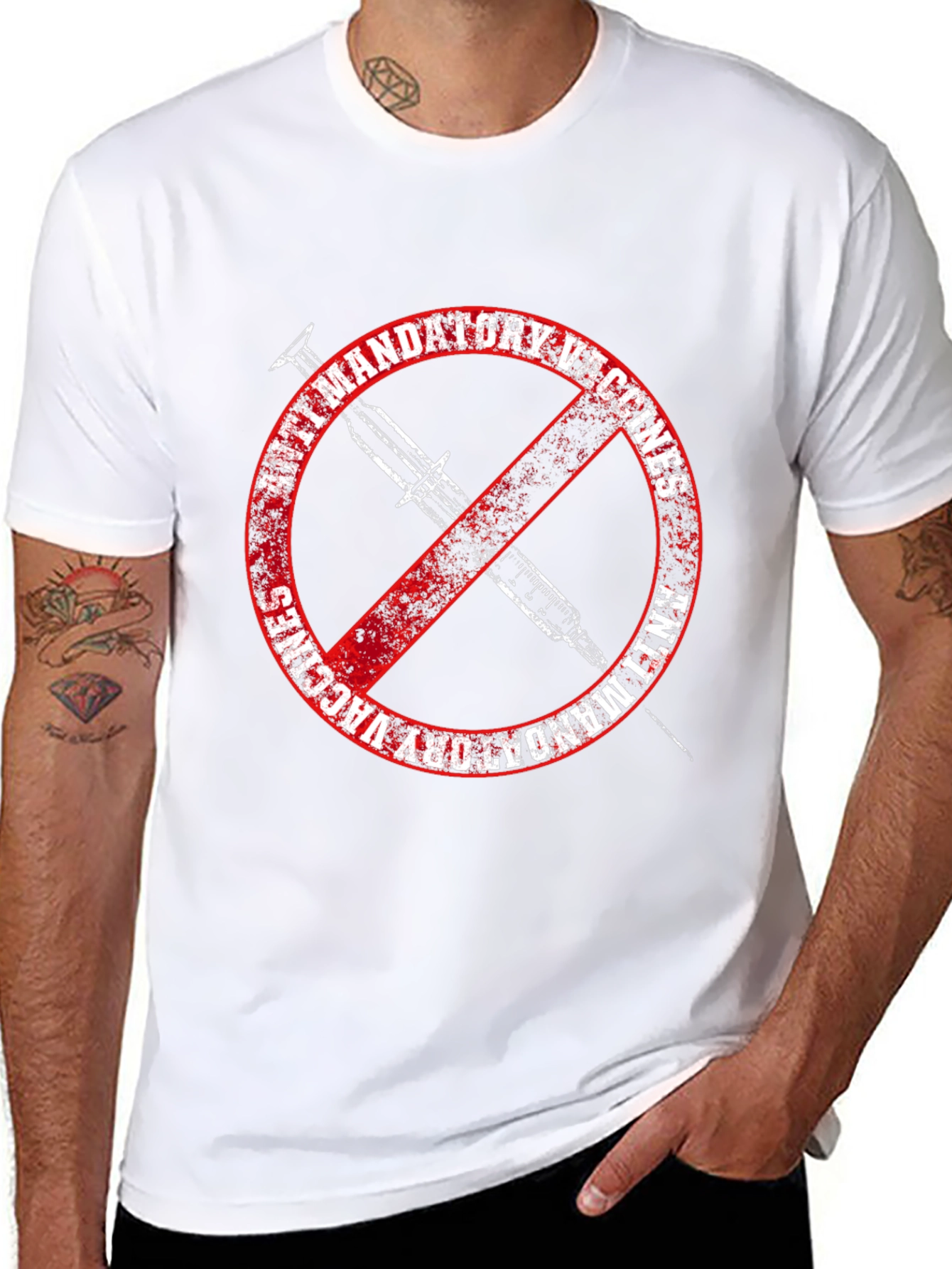 Anti Mandatory Vaccines T-Shirt - Protest Tee