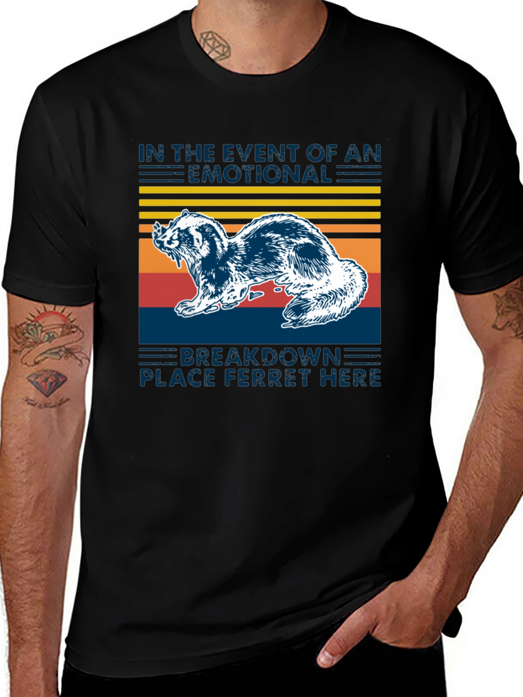 Emotional Breakdown Ferret T-Shirt