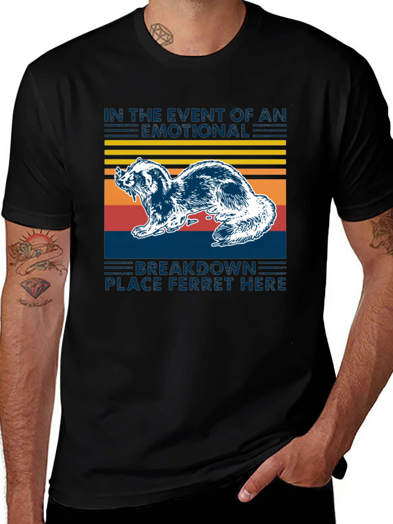 Emotional Breakdown Ferret T-Shirt