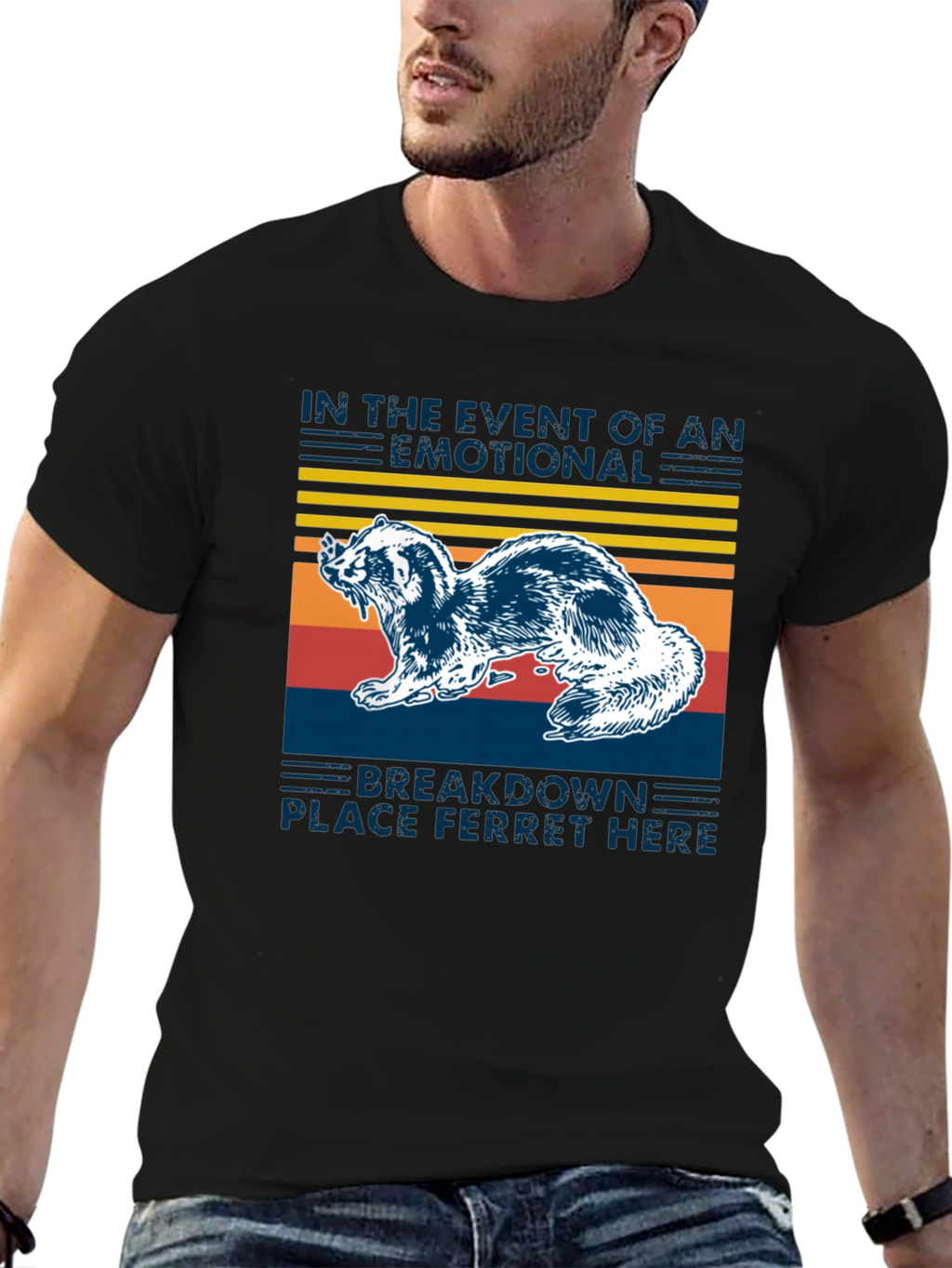 Emotional Breakdown Ferret T-Shirt