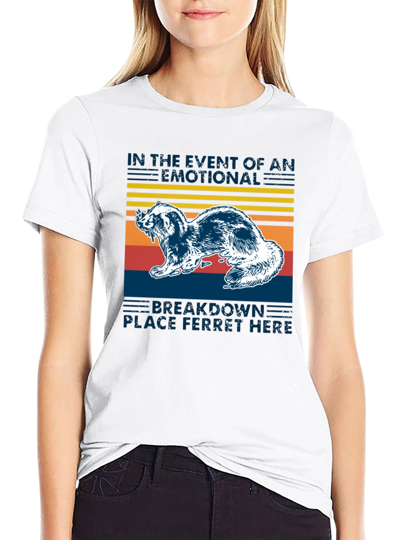 Emotional Breakdown Ferret T-Shirt